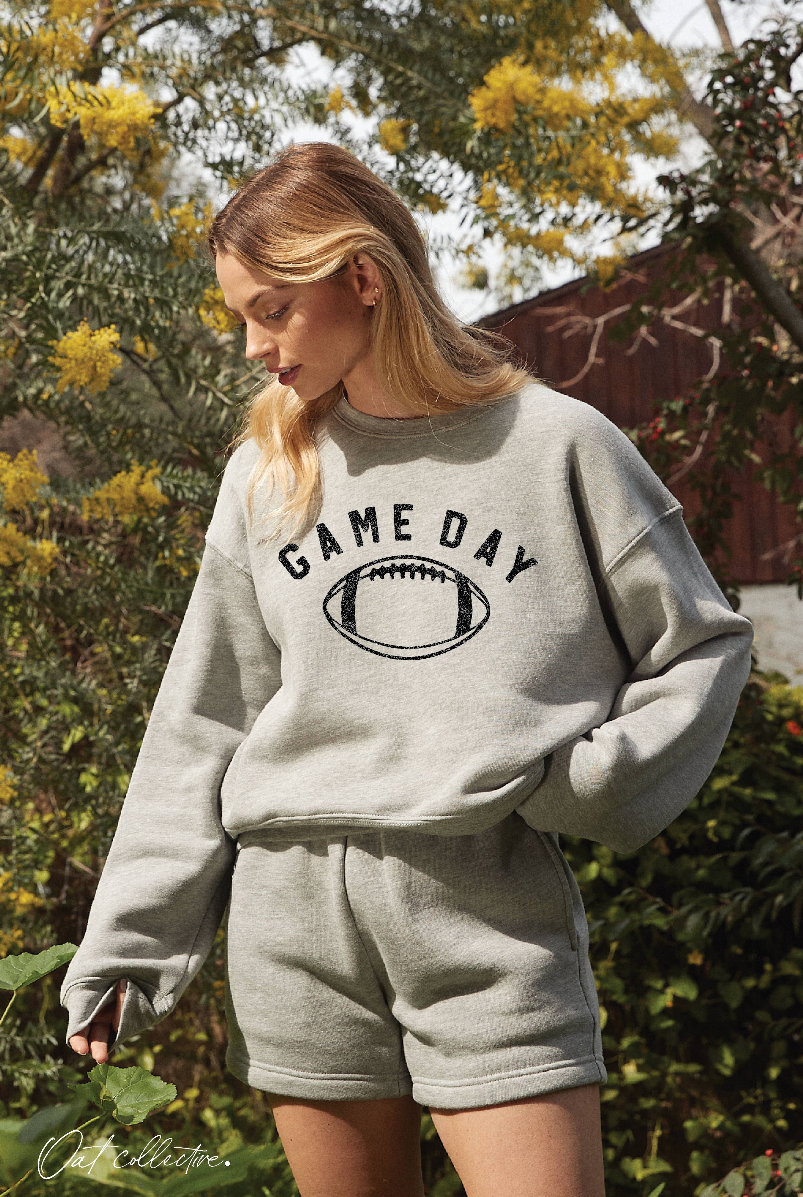 Game Day Football Mid Graphic Sweatshirt T-Shirts, Hoodie | PodTeesHub.com