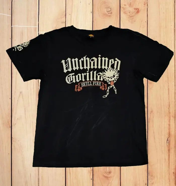 Vintage Gorilla Skull Fire King Of Sport T Shirt Hoodie, Sweatshirt | PodTeesHub.com