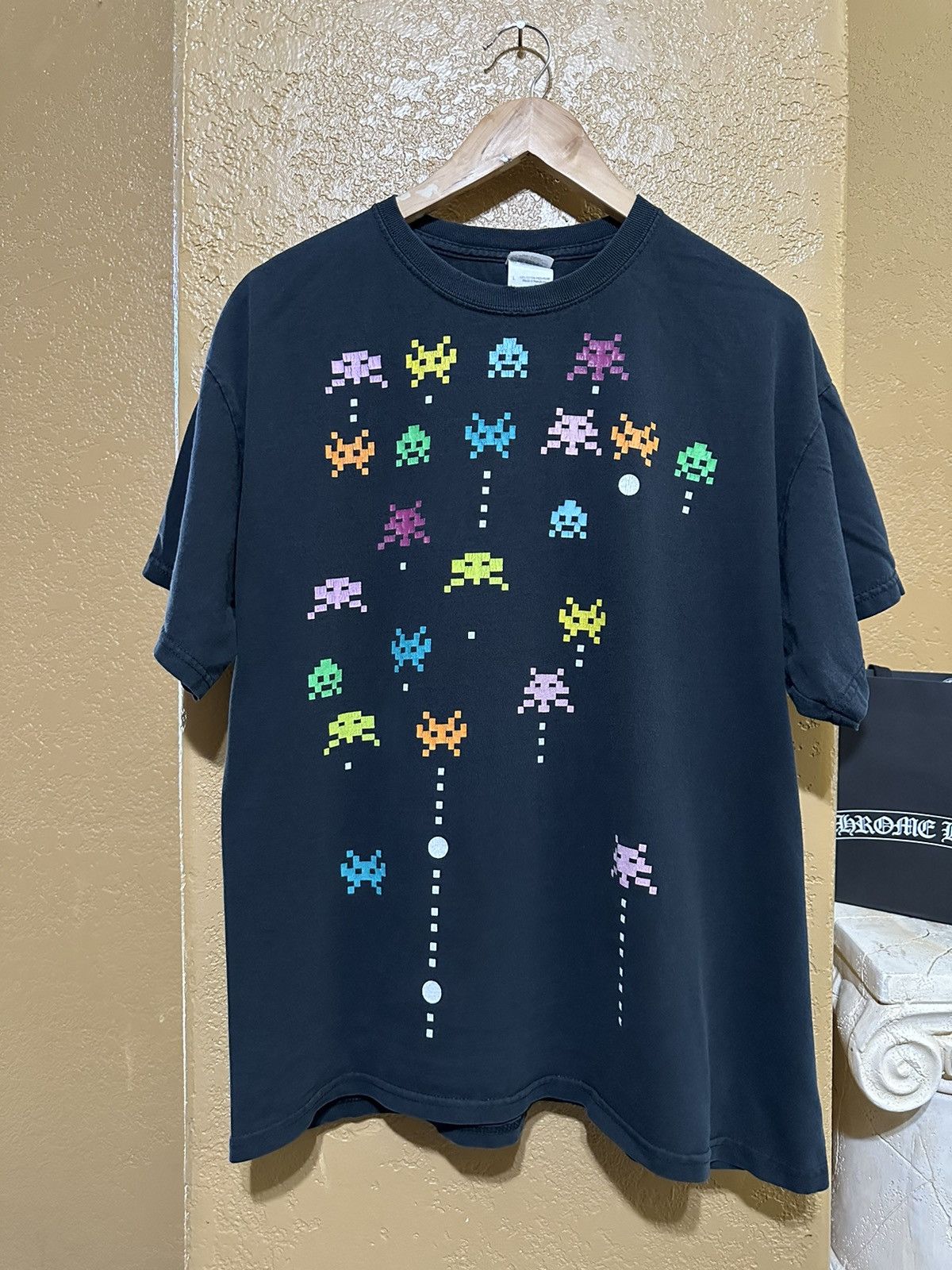 Playstation Vintage Space Invaders T Shirt Large Video Game Y2k Hoodie, Sweatshirt | PodTeesHub.com