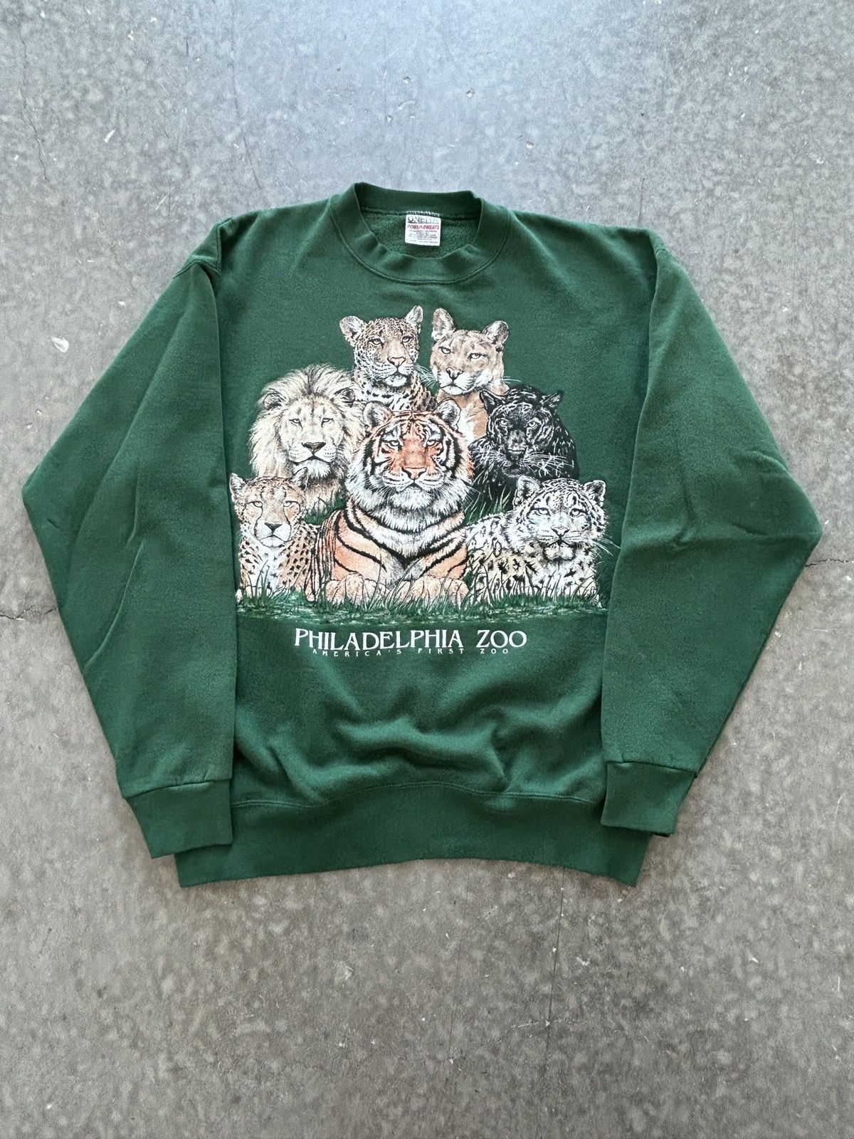 Vintage 90s Philadelphia Zoo Graphic Sweatshirt T-Shirts, Hoodie | PodTeesHub.com