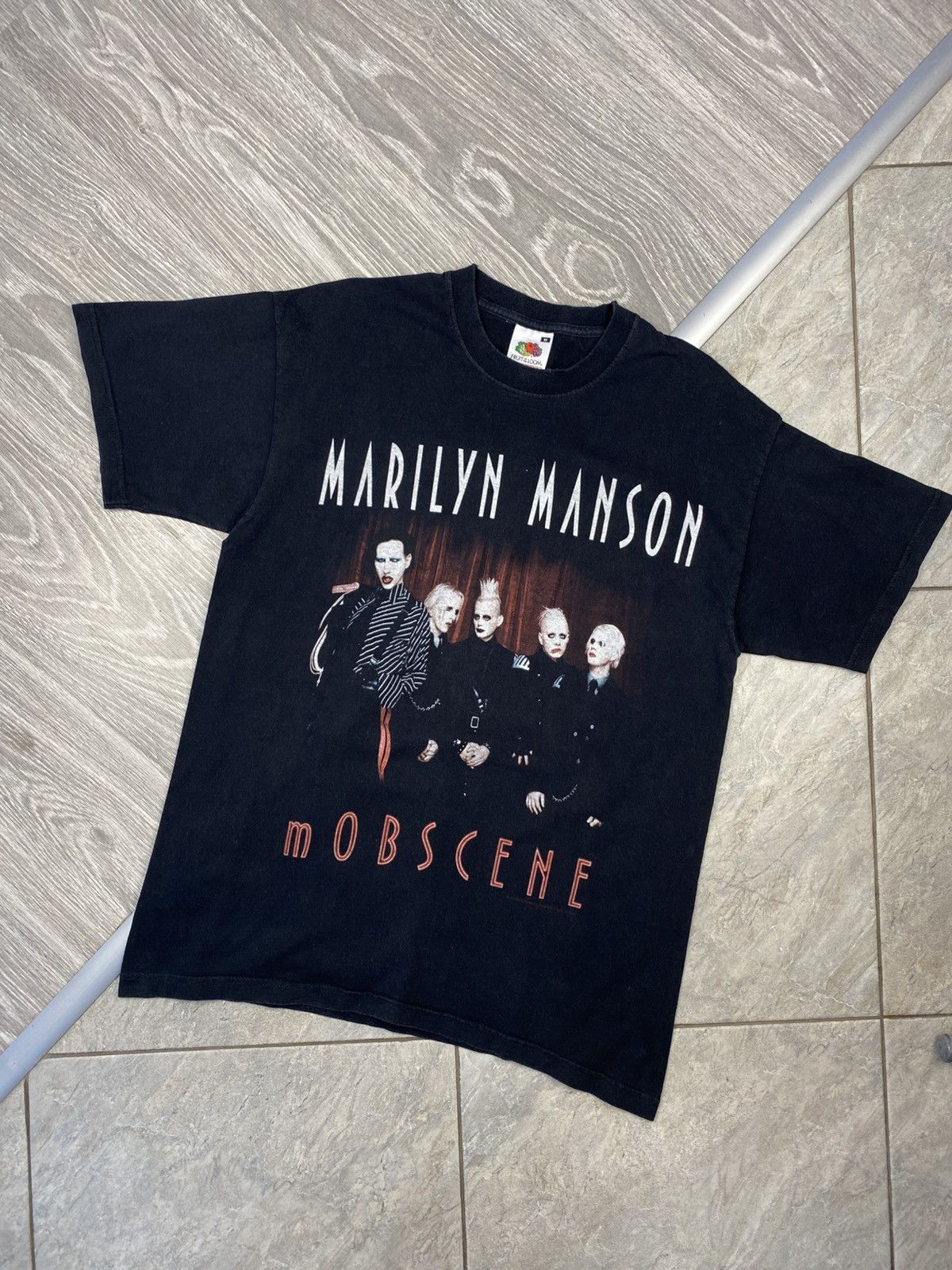 Vintage Marilyn Manson 2003 Mobscene Vintage T Shirt Y2k Hoodie, Sweatshirt | PodTeesHub.com