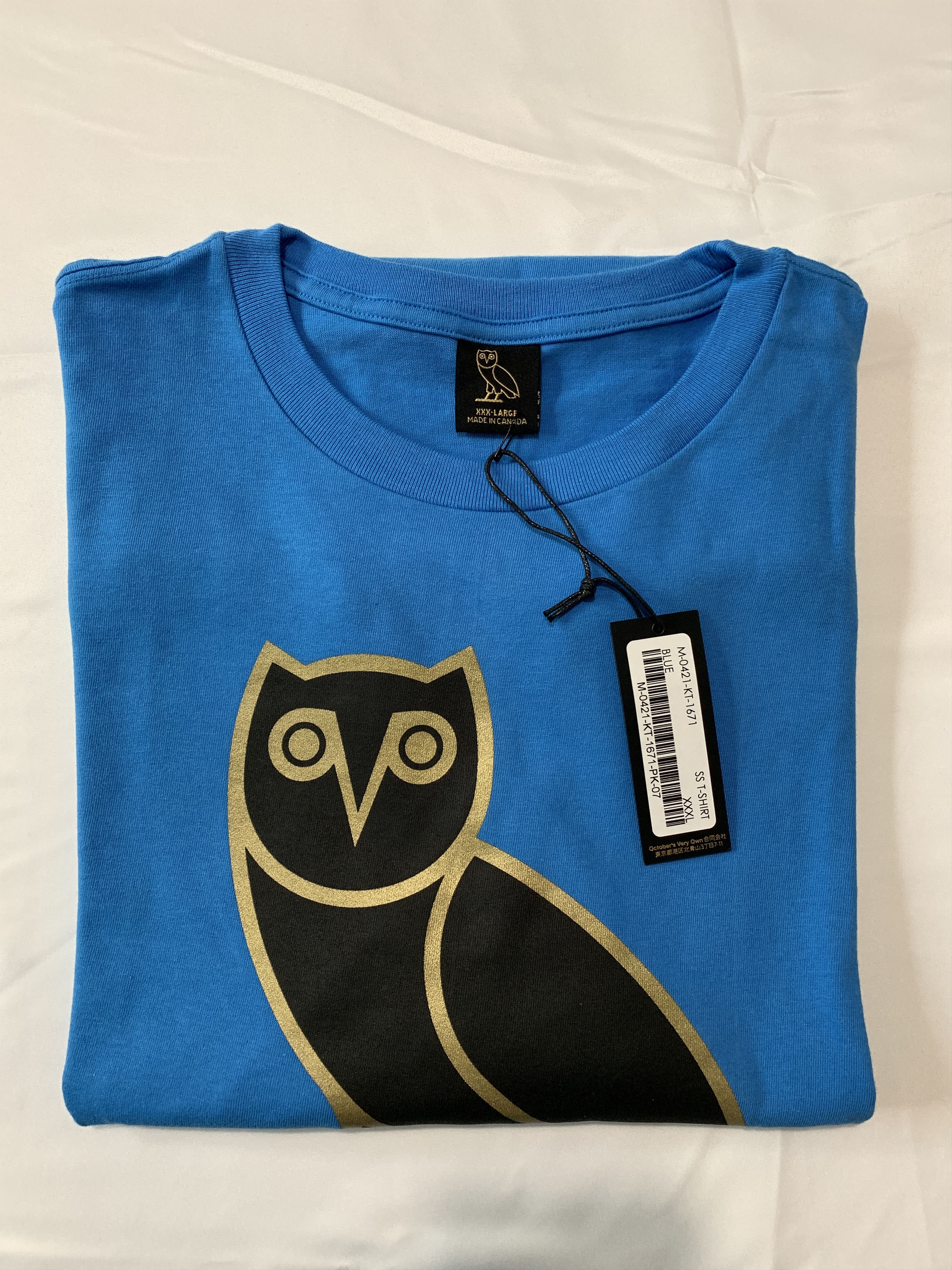 October S Very Own Ovo Og Owl Tee Gold Black Rare Limited Xxxl Hoodie, Sweatshirt | PodTeesHub.com