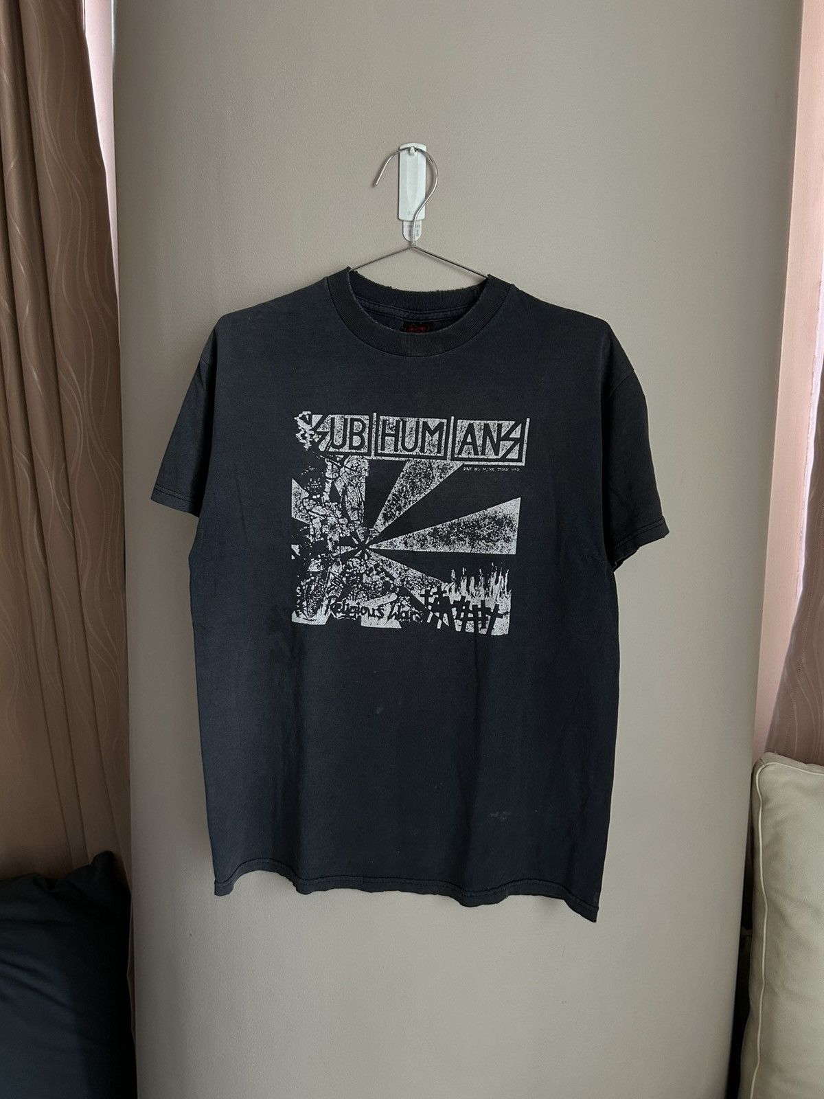 Band Tees Vintage Subhumans Thrashed Uk Punk Sex Pistols T Shirt Hoodie, Sweatshirt | PodTeesHub.com