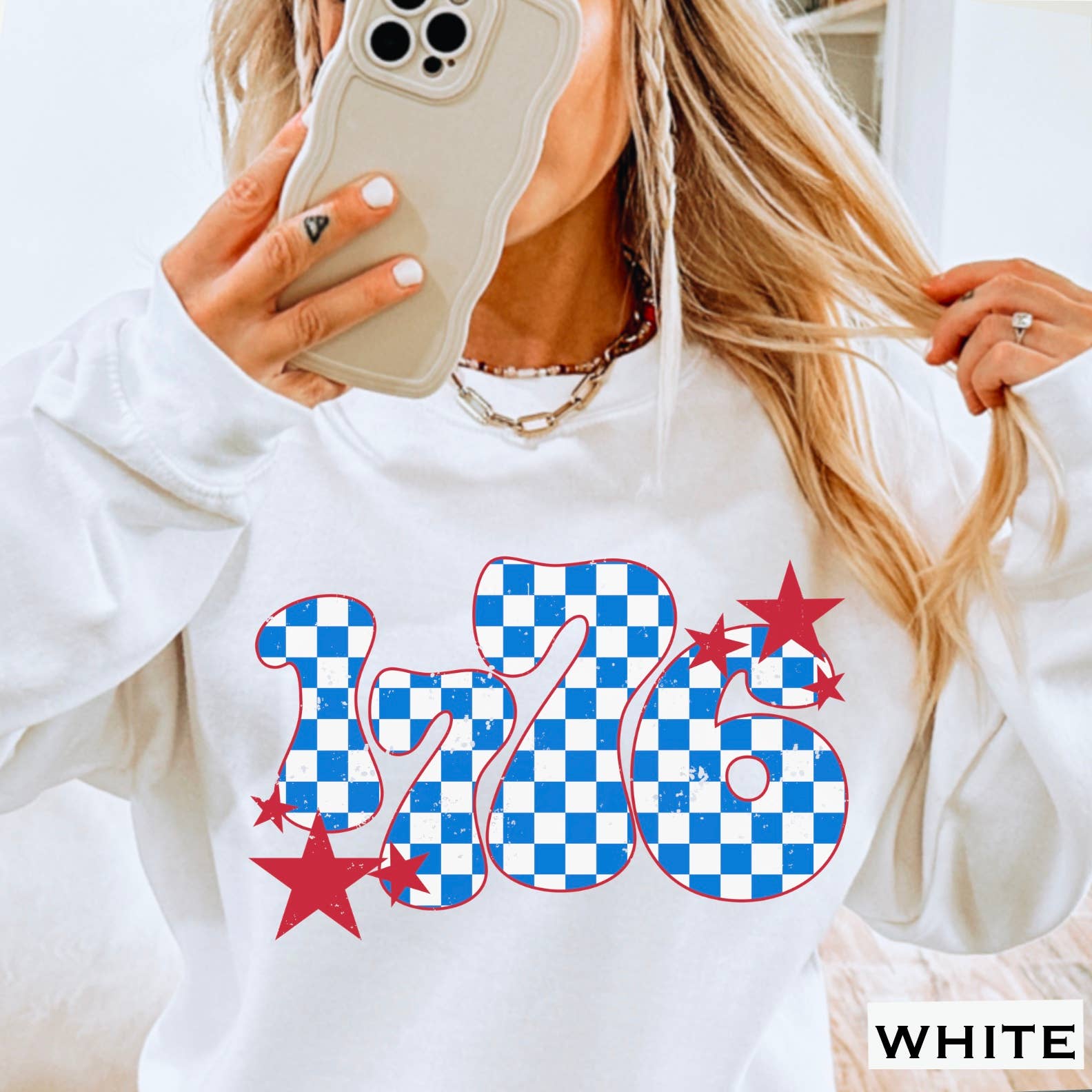 1776 Patriotic July 4th Women’S Graphic Sweatshirt T-Shirts, Hoodie | PodTeesHub.com