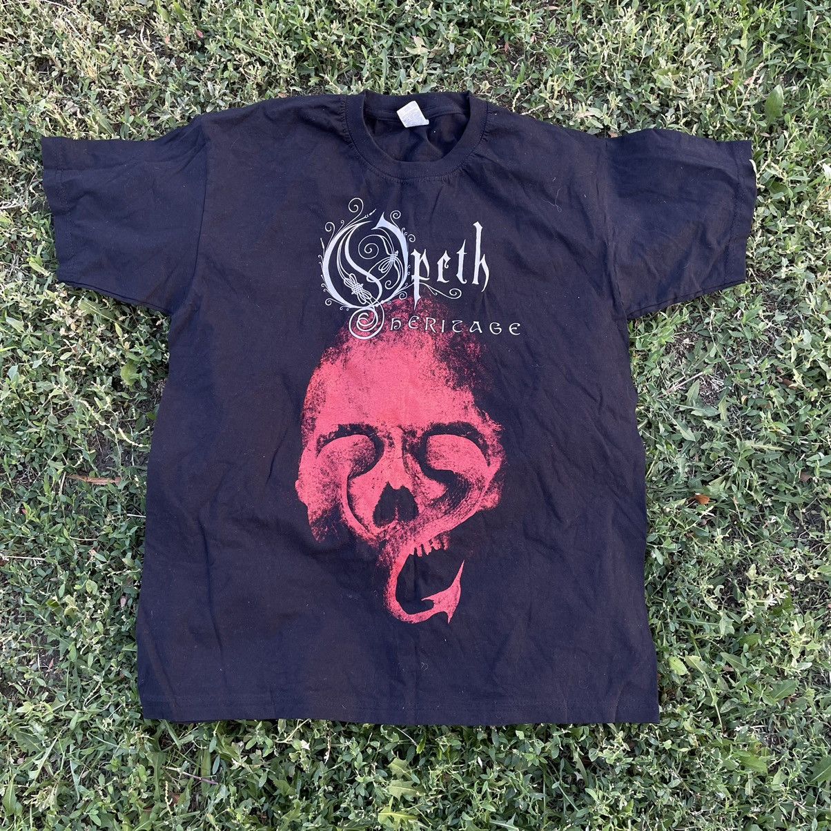 Vintage Y2k Opeth Skulls Dead Face Horror Tee Punk Hoodie, Sweatshirt | PodTeesHub.com