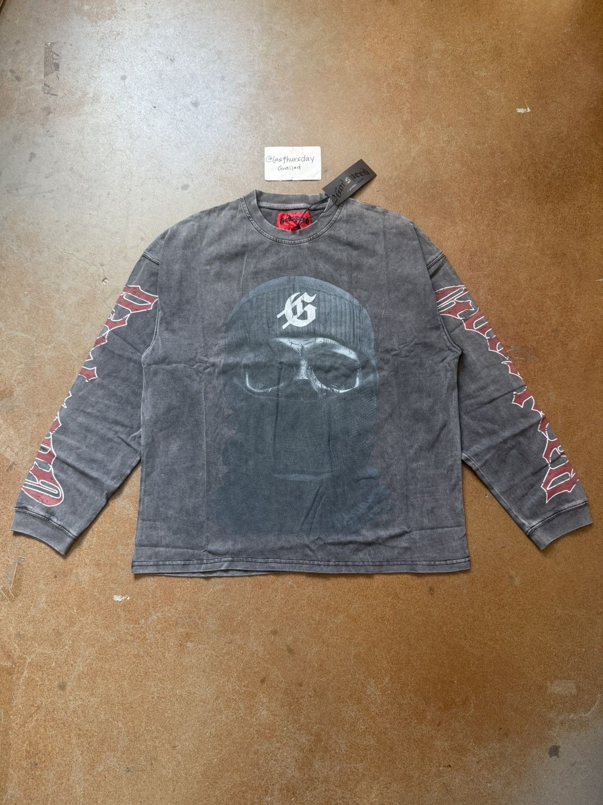 Godspeed Balaclava Szn L S Washed Grey Small T-Shirts, Hoodie, Sweatshirt | PodTeesHub.com