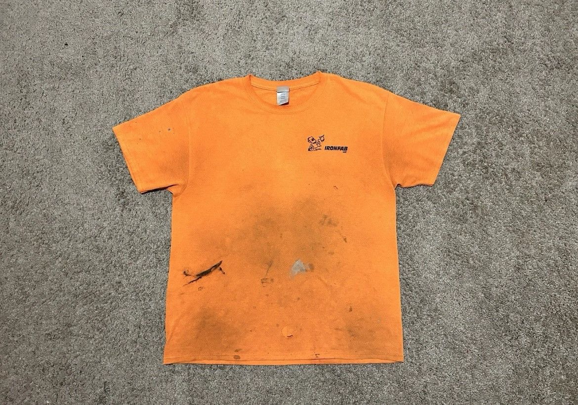 Vintage Vtg Thrashed Burn Out Work Worn Welding T Shirt L Hoodie, Sweatshirt | PodTeesHub.com