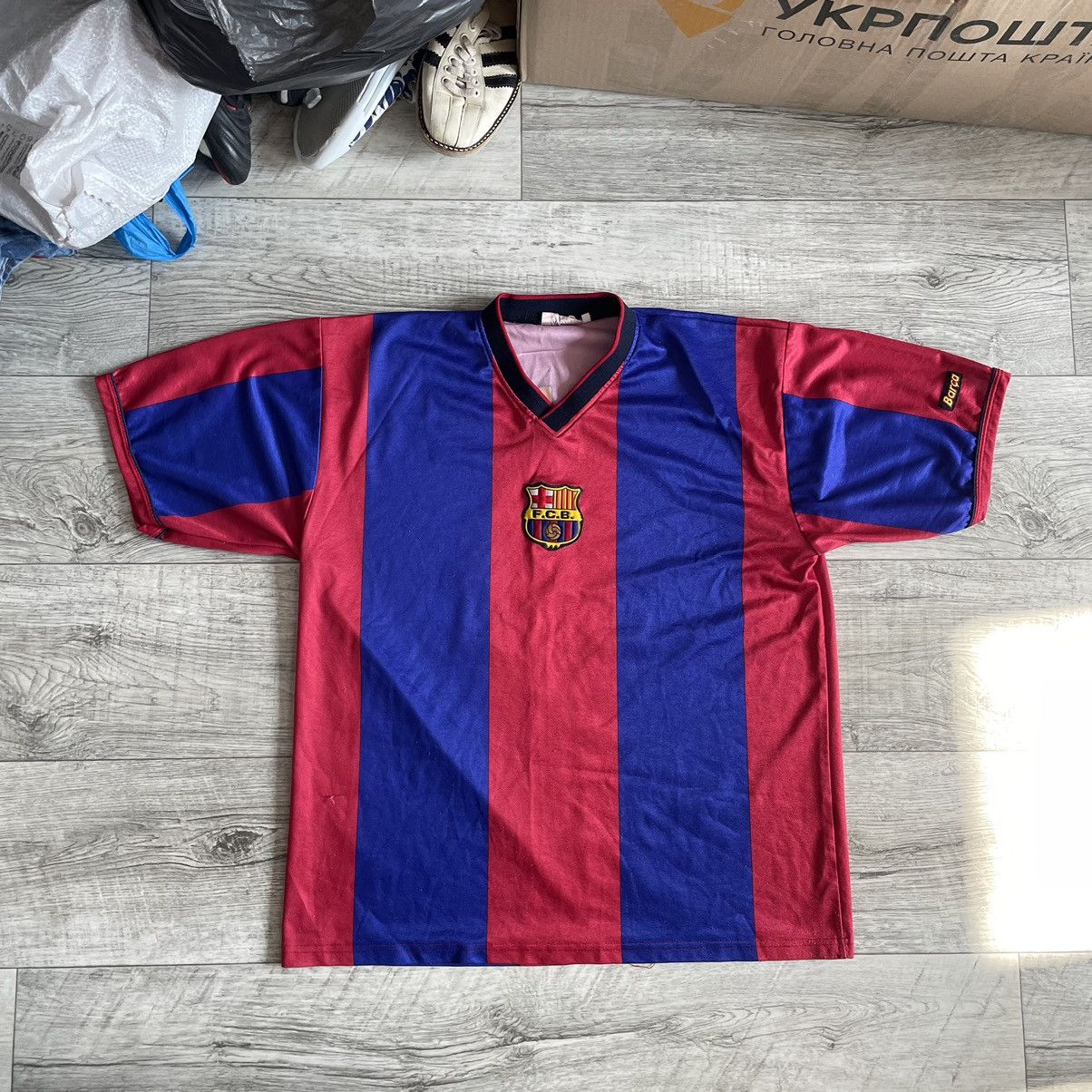 Vintage Retro Tee Barselona Jersey Y2k Football 90s Rivaldo Hoodie, Sweatshirt | PodTeesHub.com