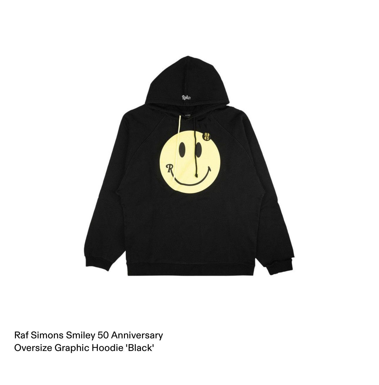 Simons Raf Simons Smiley 50 Anniversary Oversize No T-Shirts, Hoodie, Sweatshirt