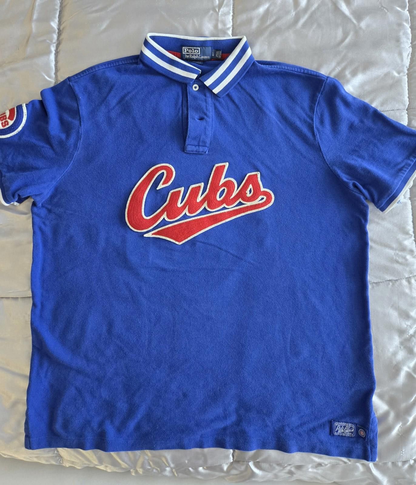 Ralph Lauren Polo Ralph Lauren Mlb Collection Cubs Polo T Shirt Blue M Hoodie, Sweatshirt | PodTeesHub.com