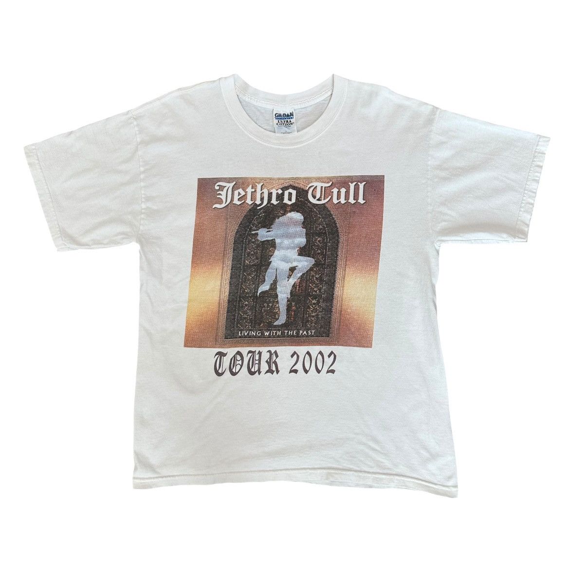 Band Tees Vintage 2002 Jethro Tull Living With The Past Tour Shirt Hoodie, Sweatshirt | PodTeesHub.com
