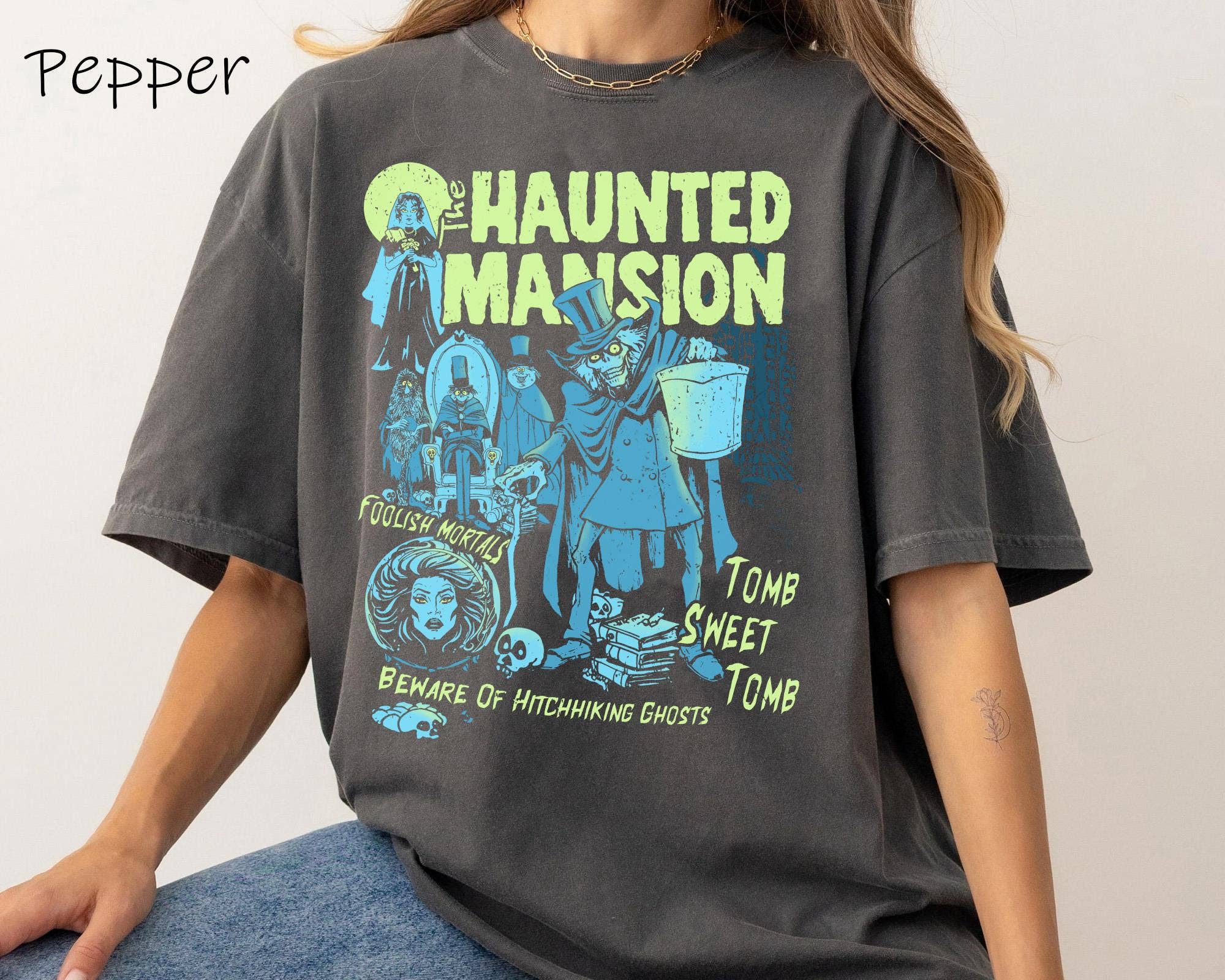 Haunted Mansion Halloween Party Comfort Colors Shirt Hoodie, Sweatshirt | PodTeesHub.com