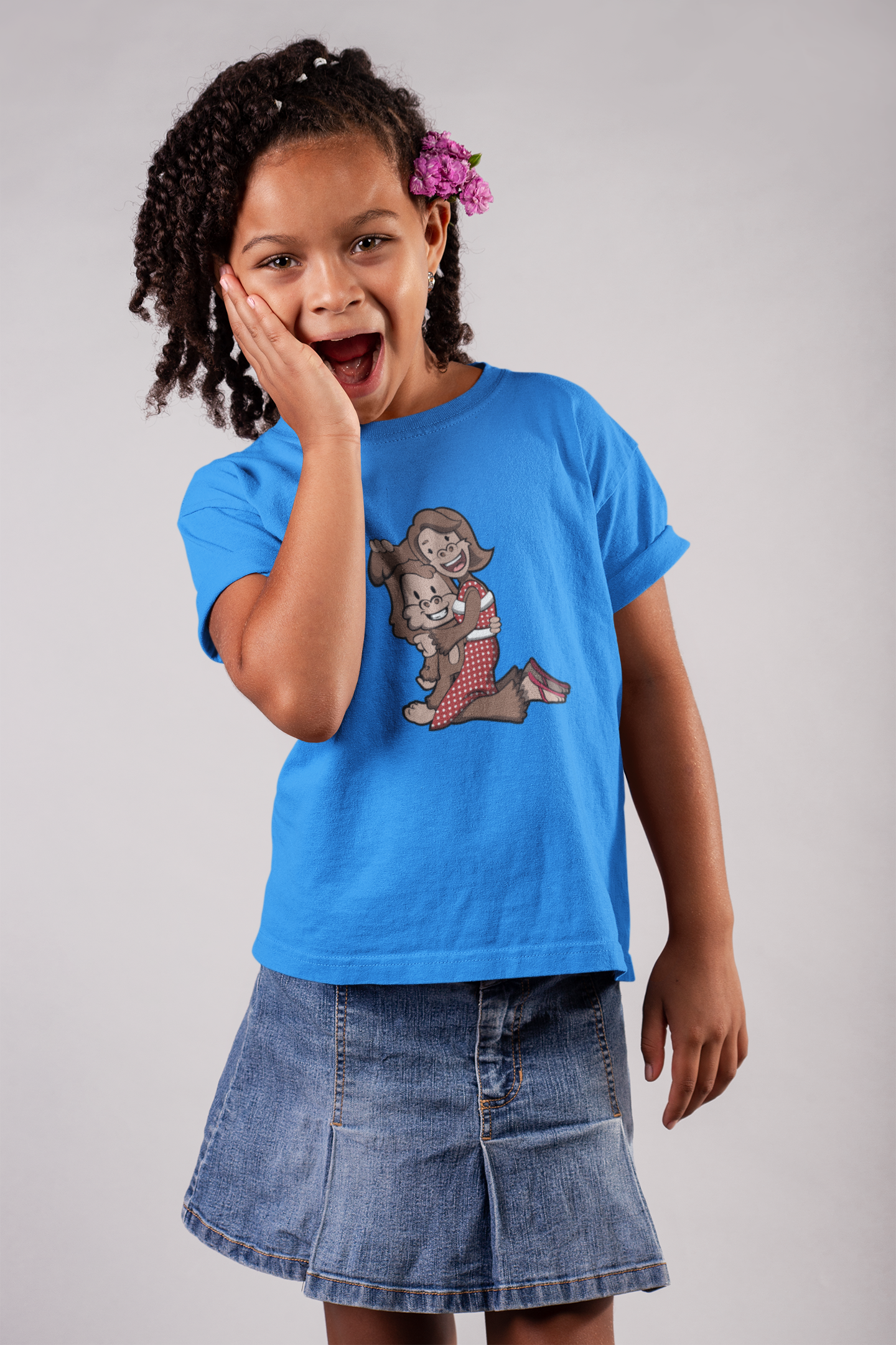 Sammie Squatch "Sammie & Mom" Tshirt (Royal Blue) Hoodie, Sweatshirt | PodTeesHub.com