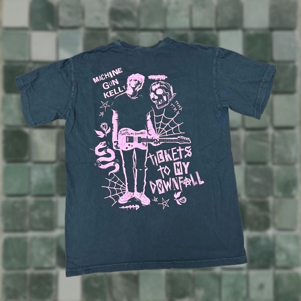 Vintage Machine Gun Kelly Tickets To My Downfall Tour T Shirt Small Black Shirt Mens Rock Hip Hop 20 Hoodie, Sweatshirt