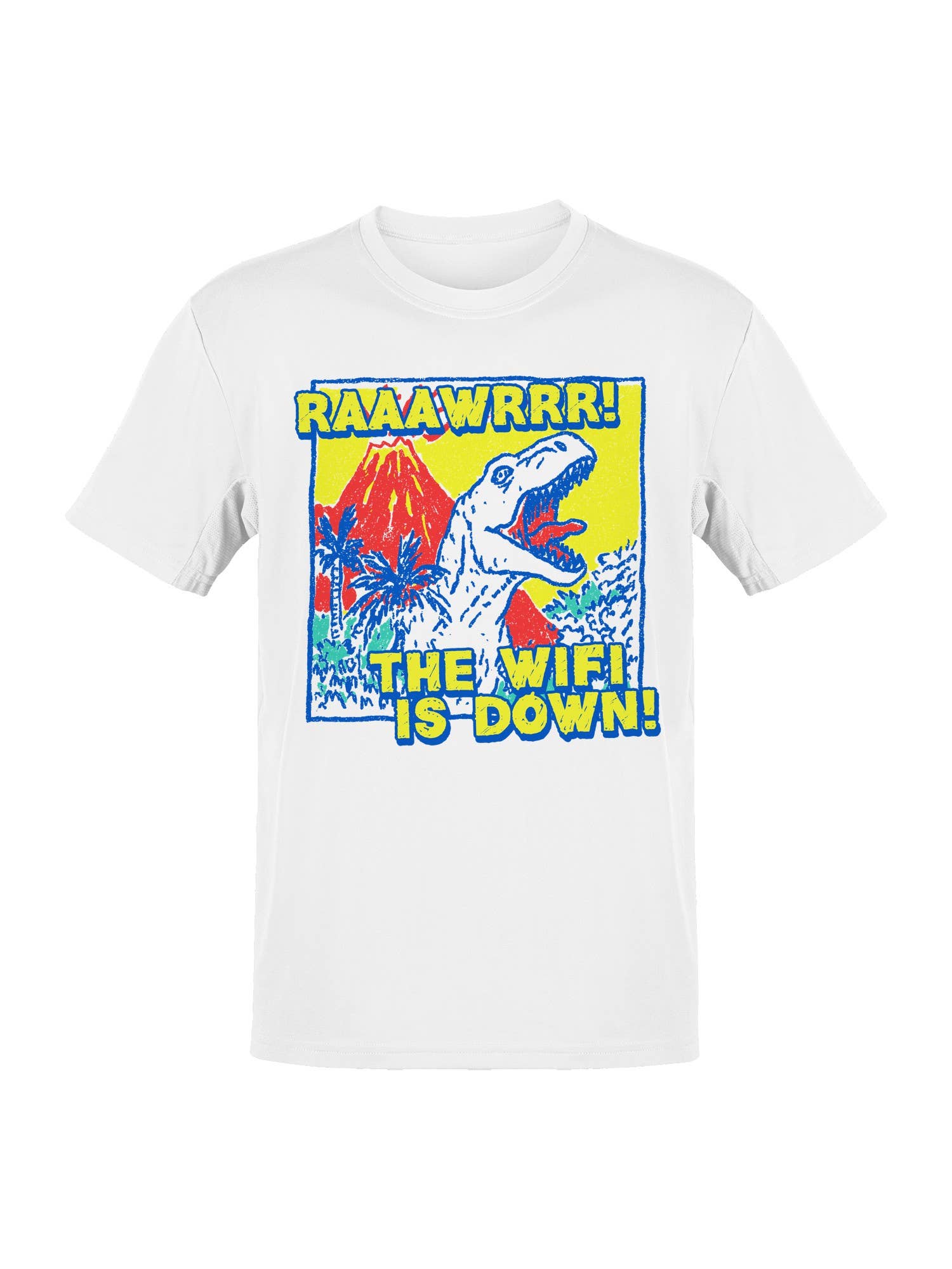Dinosaur Roar: Lost Wifi Adventure Men's T-Shirt Hoodie, Sweatshirt | PodTeesHub.com