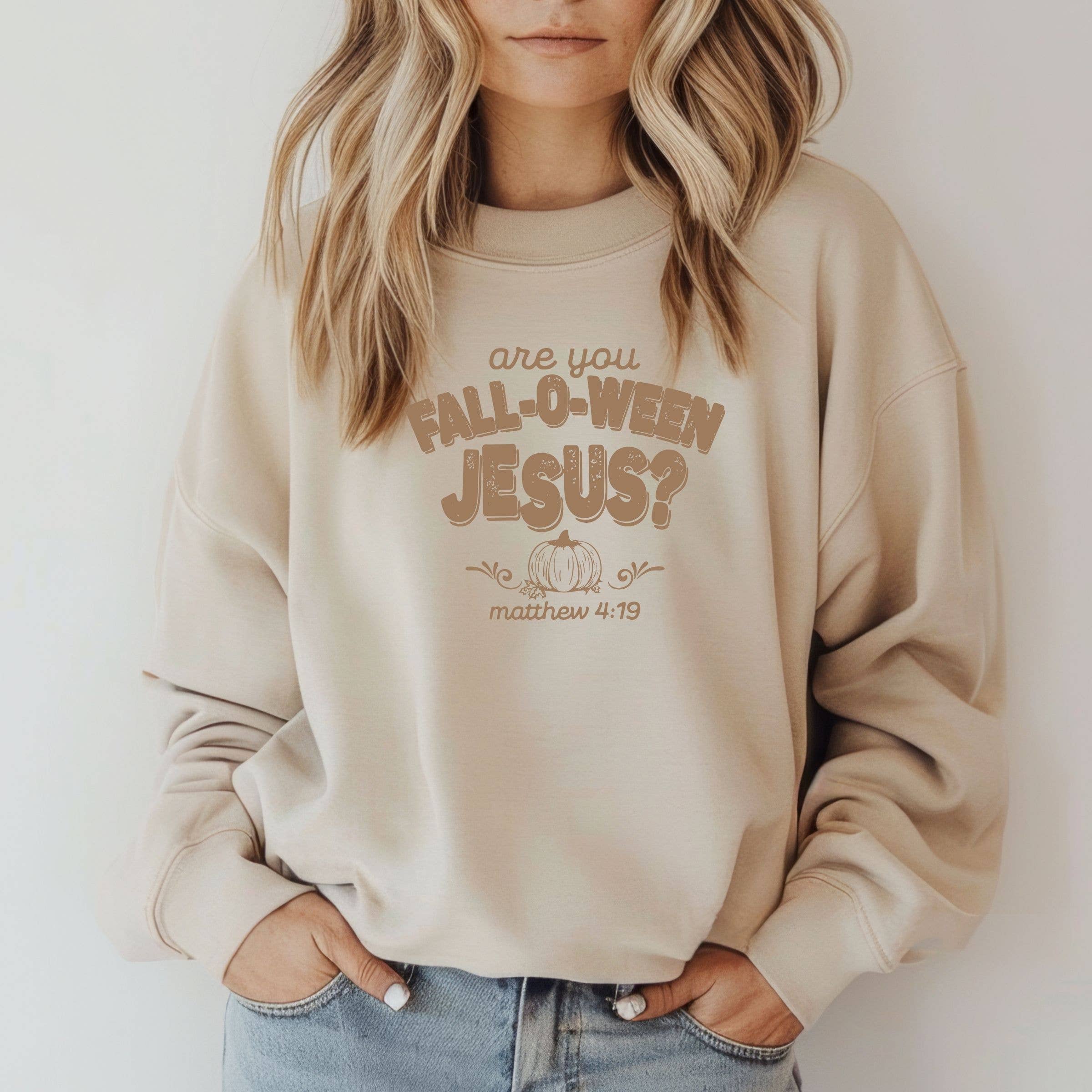 Are You Fall-O-Ween Jesus Fall Graphic Sweatshirt T-Shirts, Hoodie | PodTeesHub.com