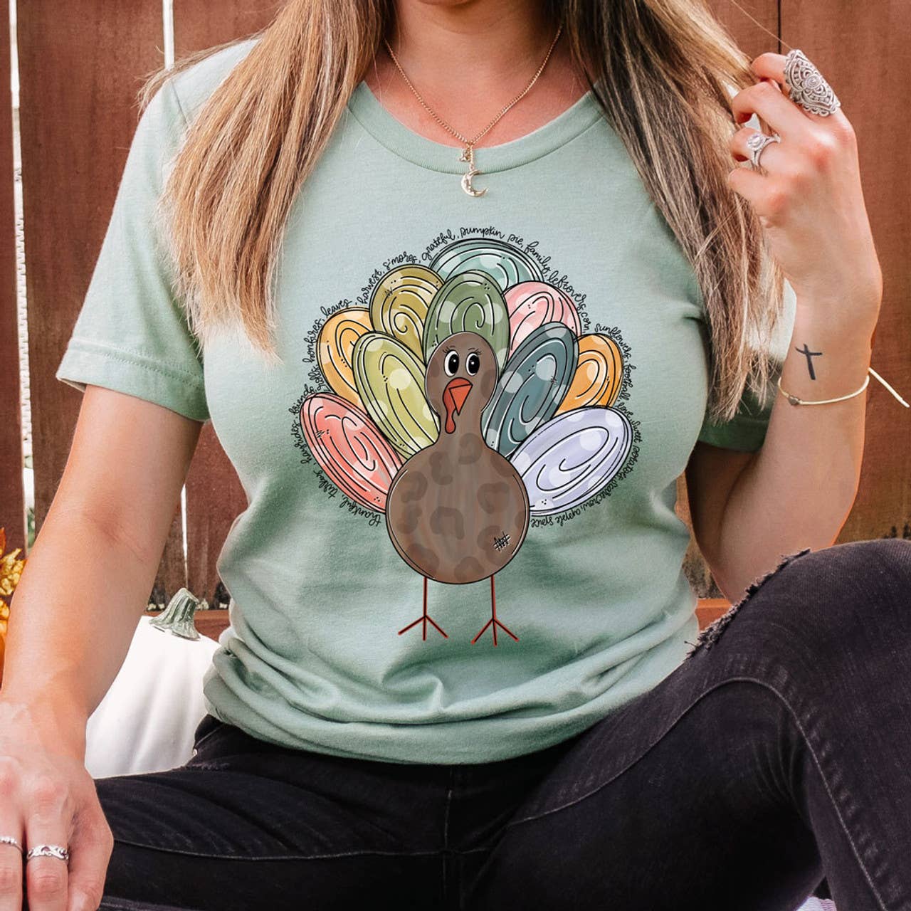 Thanksgiving Turkey Everyday Tee Hoodie, Sweatshirt | PodTeesHub.com