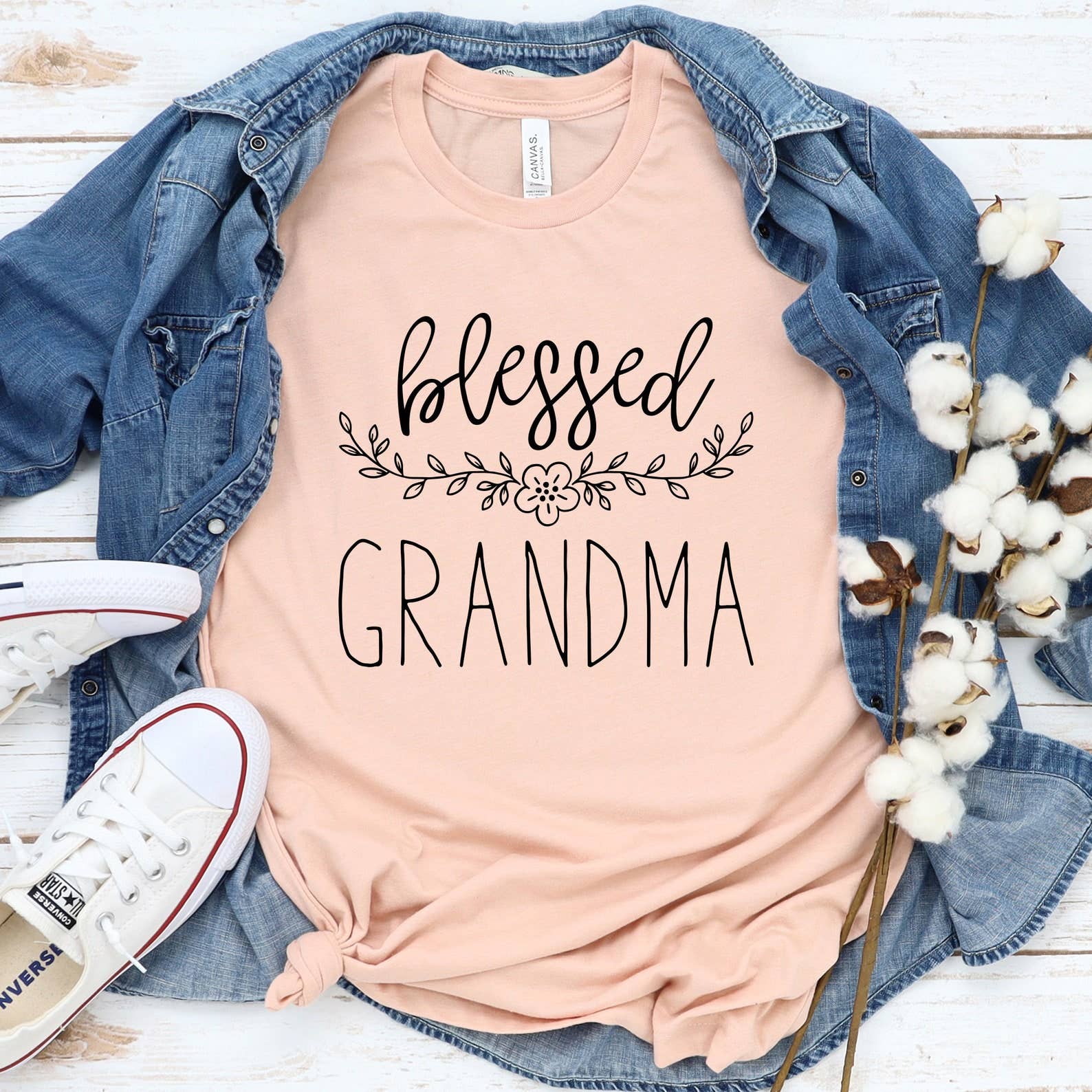 Blessed Grandma Shirt Hoodie, Sweatshirt | PodTeesHub.com