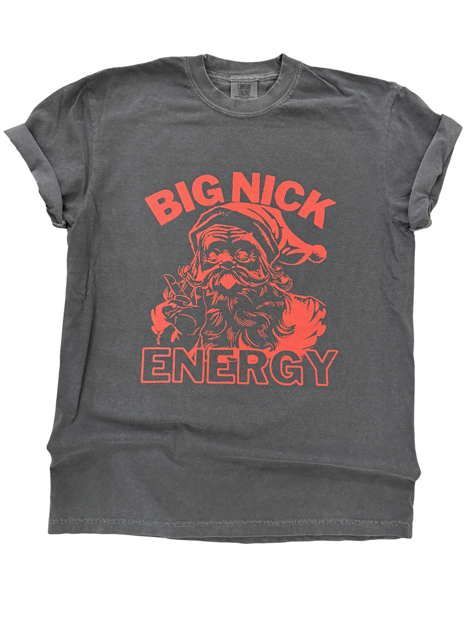 Big Nick Energy – Retro Santa Christmas Tee Hoodie, Sweatshirt | PodTeesHub.com