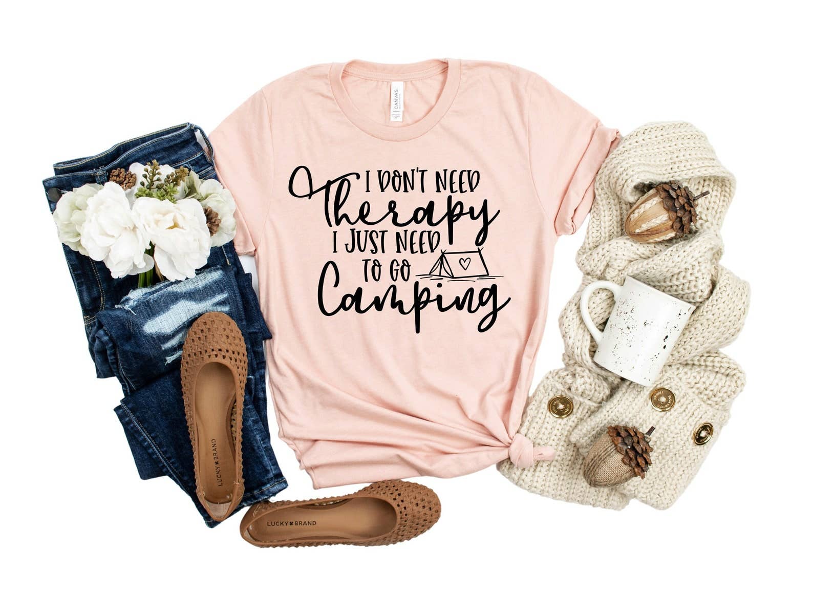 I Don't Need Therapy I Just Need To Go Camping T-Shirt Hoodie, Sweatshirt | PodTeesHub.com