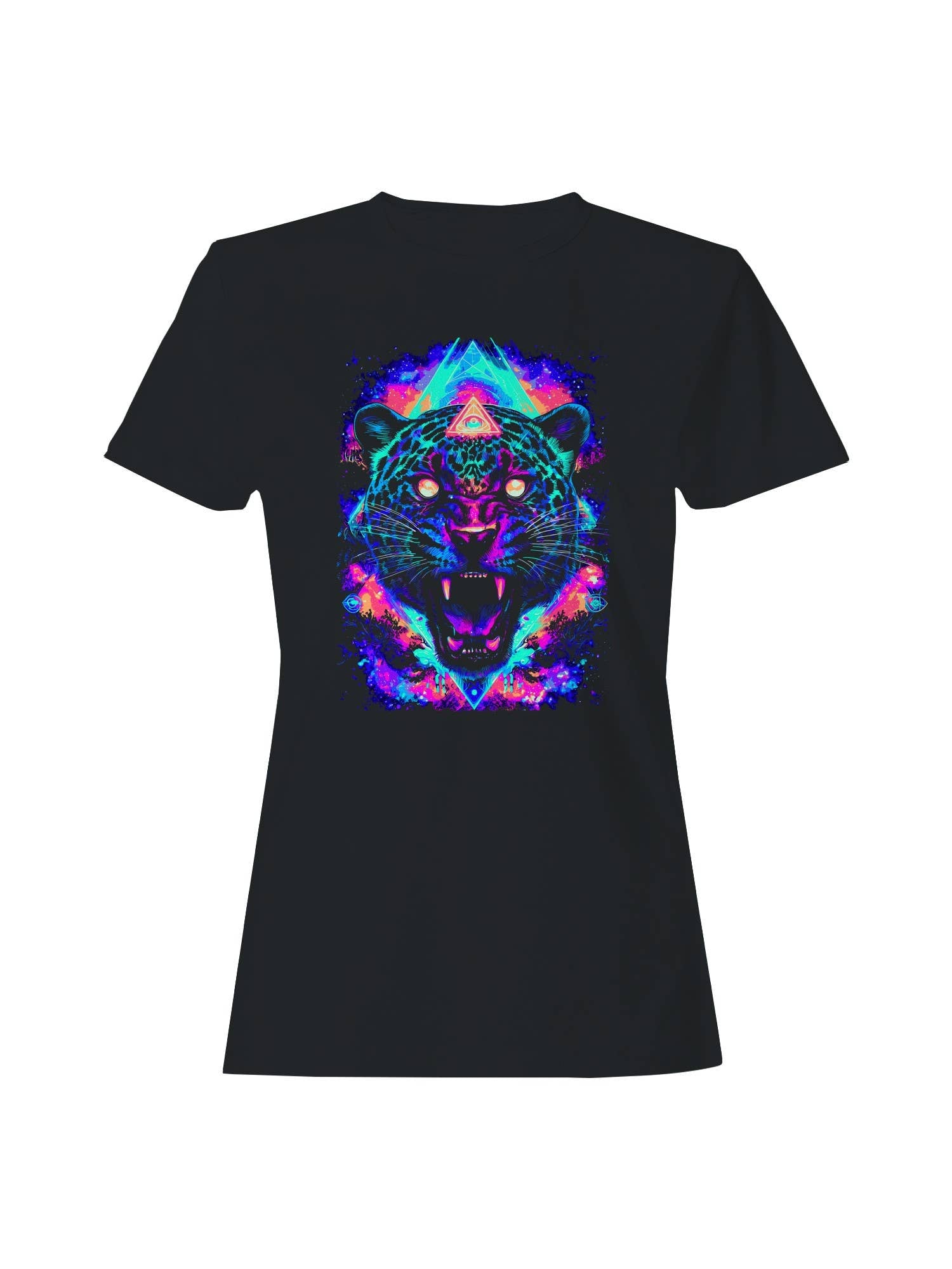Neon Jaguar Visionary Roar Women's T-Shirt Hoodie, Sweatshirt | PodTeesHub.com