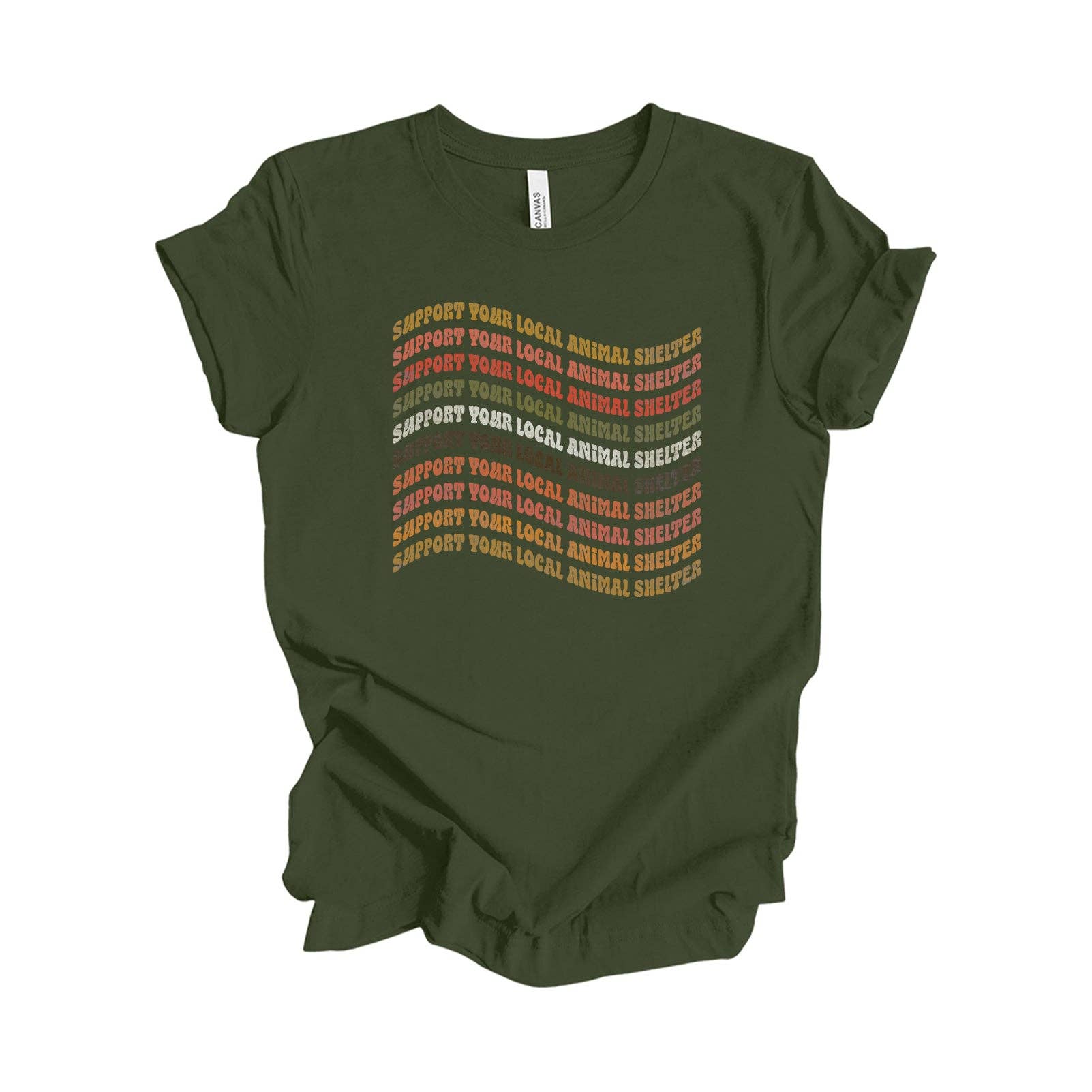 Support Your Local Animal Shelter Tee Hoodie, Sweatshirt | PodTeesHub.com