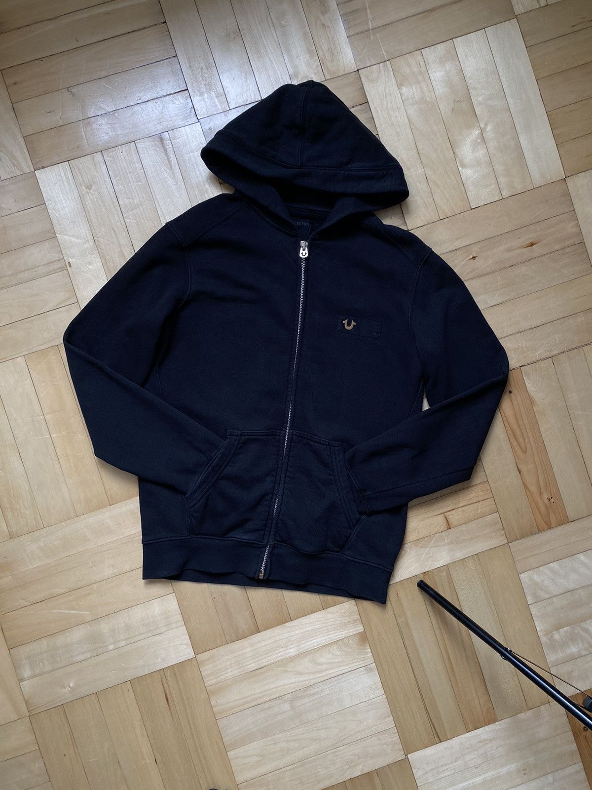 Vintage True Religion Zip Hoodie Metallic Logo Size M T-Shirts, Sweatshirt | PodTeesHub.com