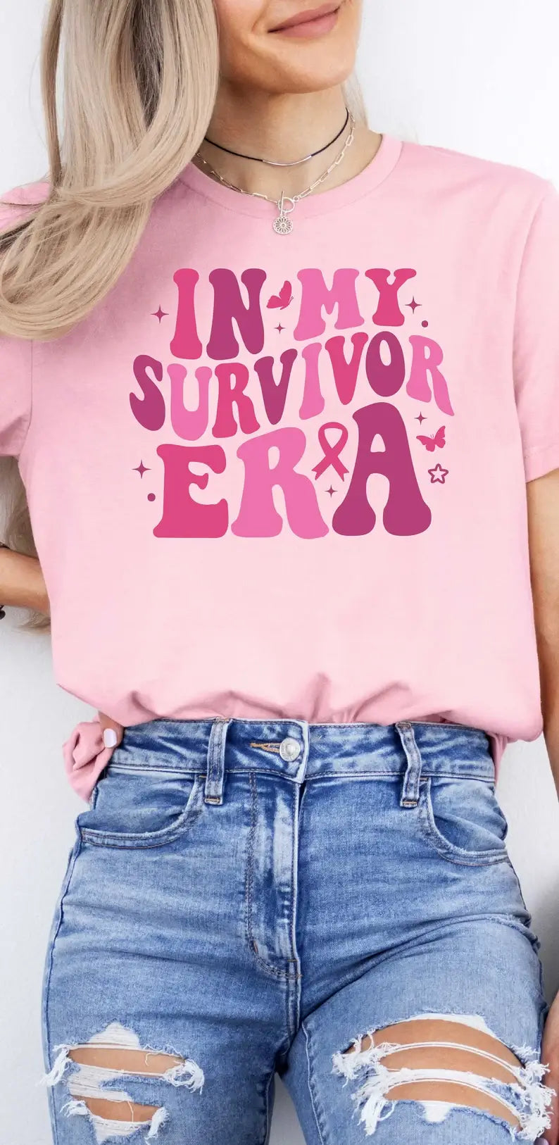 In My Survivor Era T-Shirt, Cancer Survivor Shirt Hoodie, Sweatshirt | PodTeesHub.com