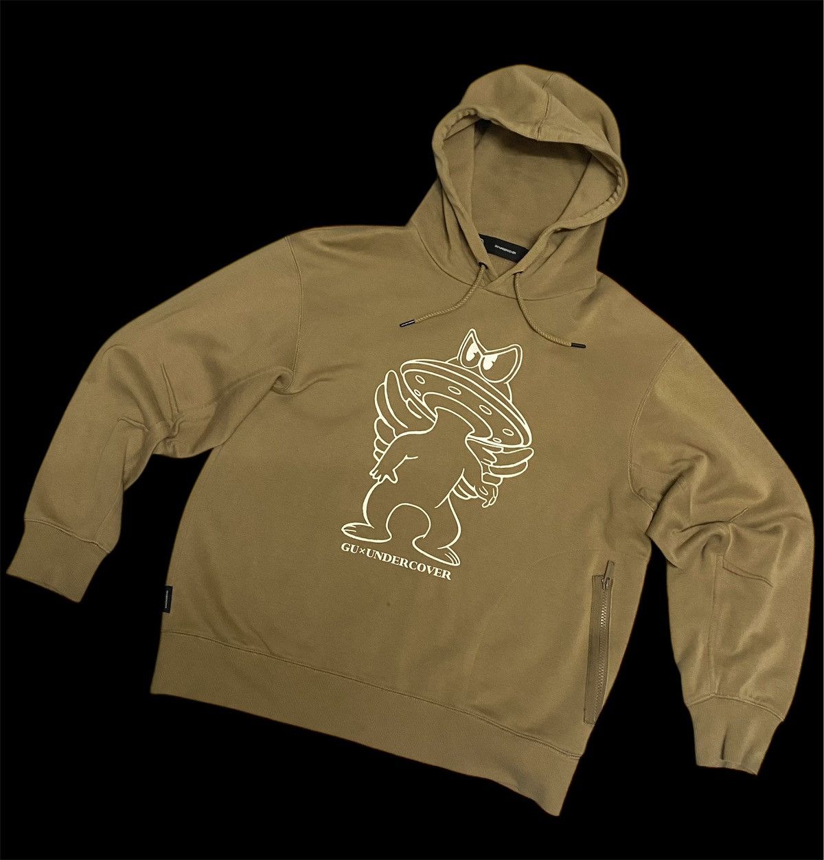 Japanese Brand X Undercover Undercover X Uniqlo Gu Graphic Hoodie T-Shirts, Sweatshirt | PodTeesHub.com