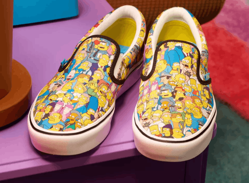 Vans Size Us 9 Vans Slip Ons Simpsons Collage Comfycush T-Shirts, Hoodie, Sweatshirt