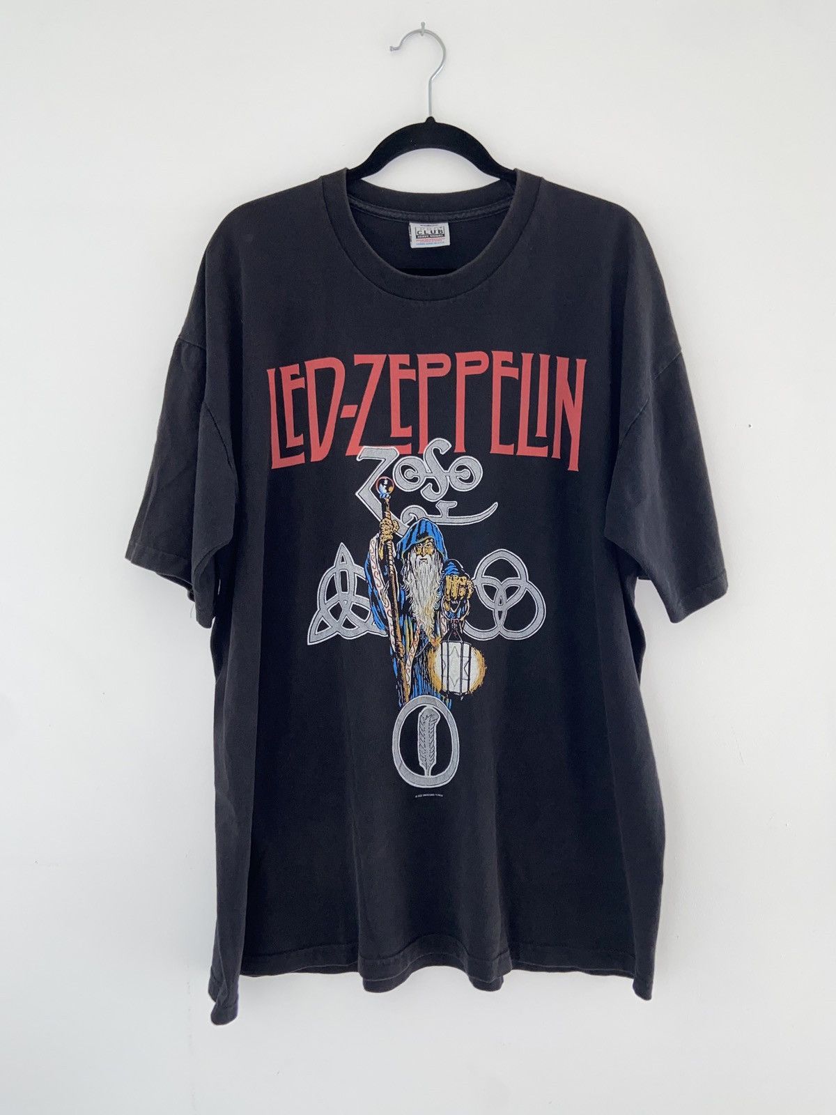 Zeppelin Led Zeppelin Band Tee Xxl 1 1 Uni Pro Club Heavy Weight Hoodie, Sweatshirt | PodTeesHub.com