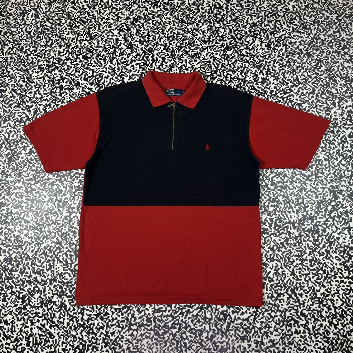 Polo Ralph Lauren Vintage Y2k Polo Ralph Lauren Retro Style 1 4 Zip T Shirt Hoodie, Sweatshirt | PodTeesHub.com