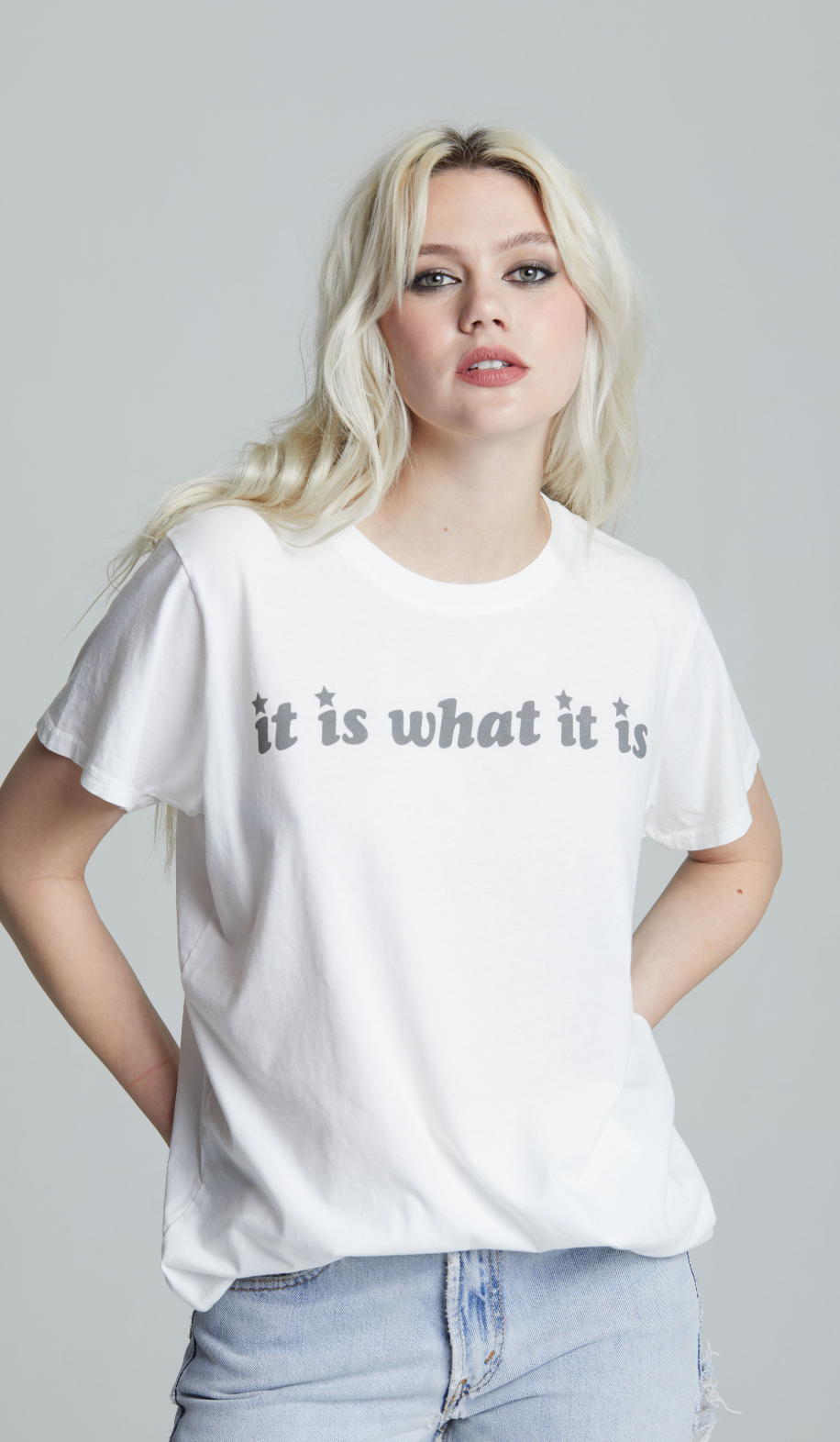 23208 - It Is What It Is White Unisex Tee Hoodie, Sweatshirt | PodTeesHub.com