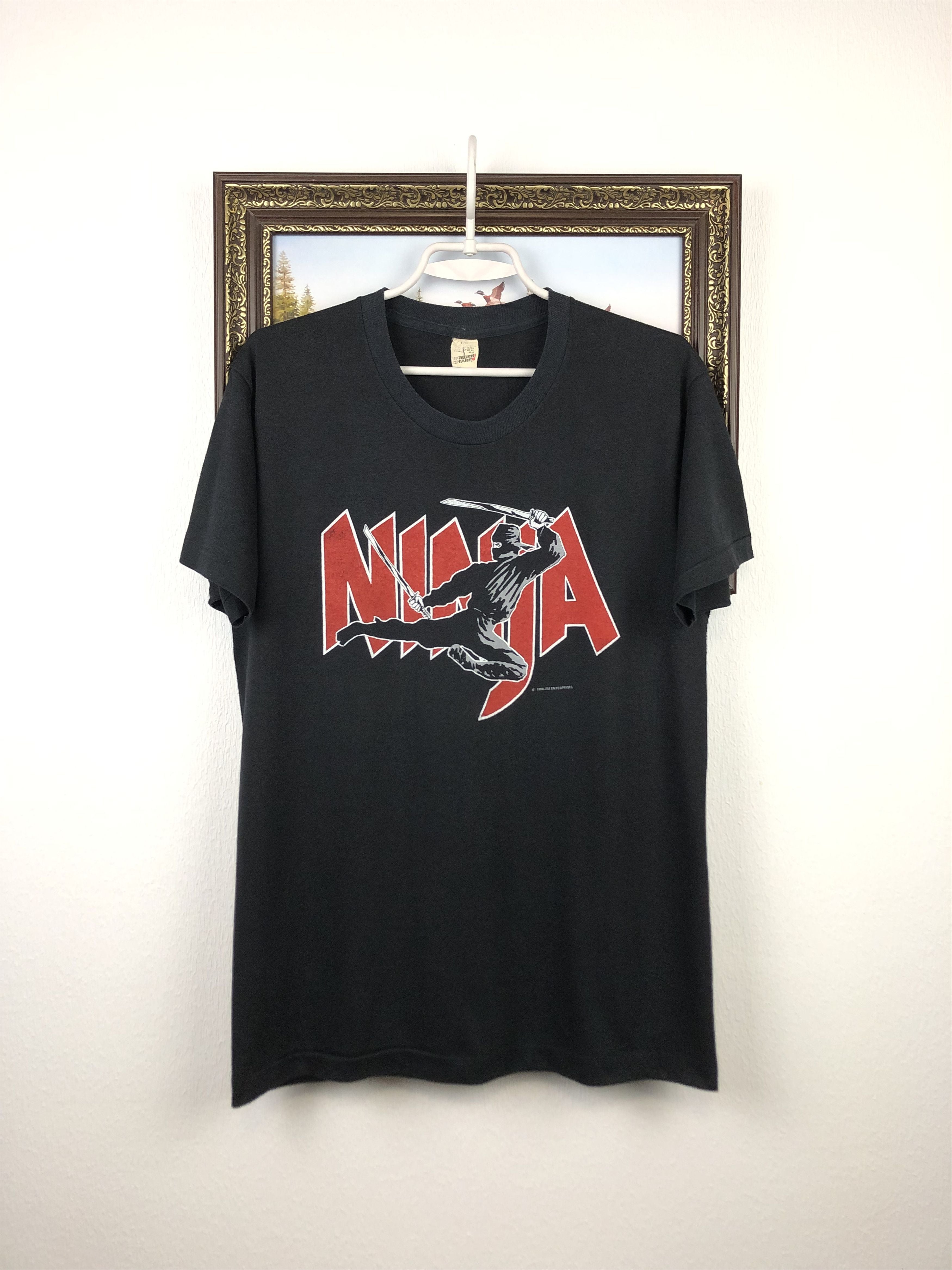 Vintage 1980 S 1986 Jinja Video Game Shirt Black Tee Rare Hoodie, Sweatshirt | PodTeesHub.com