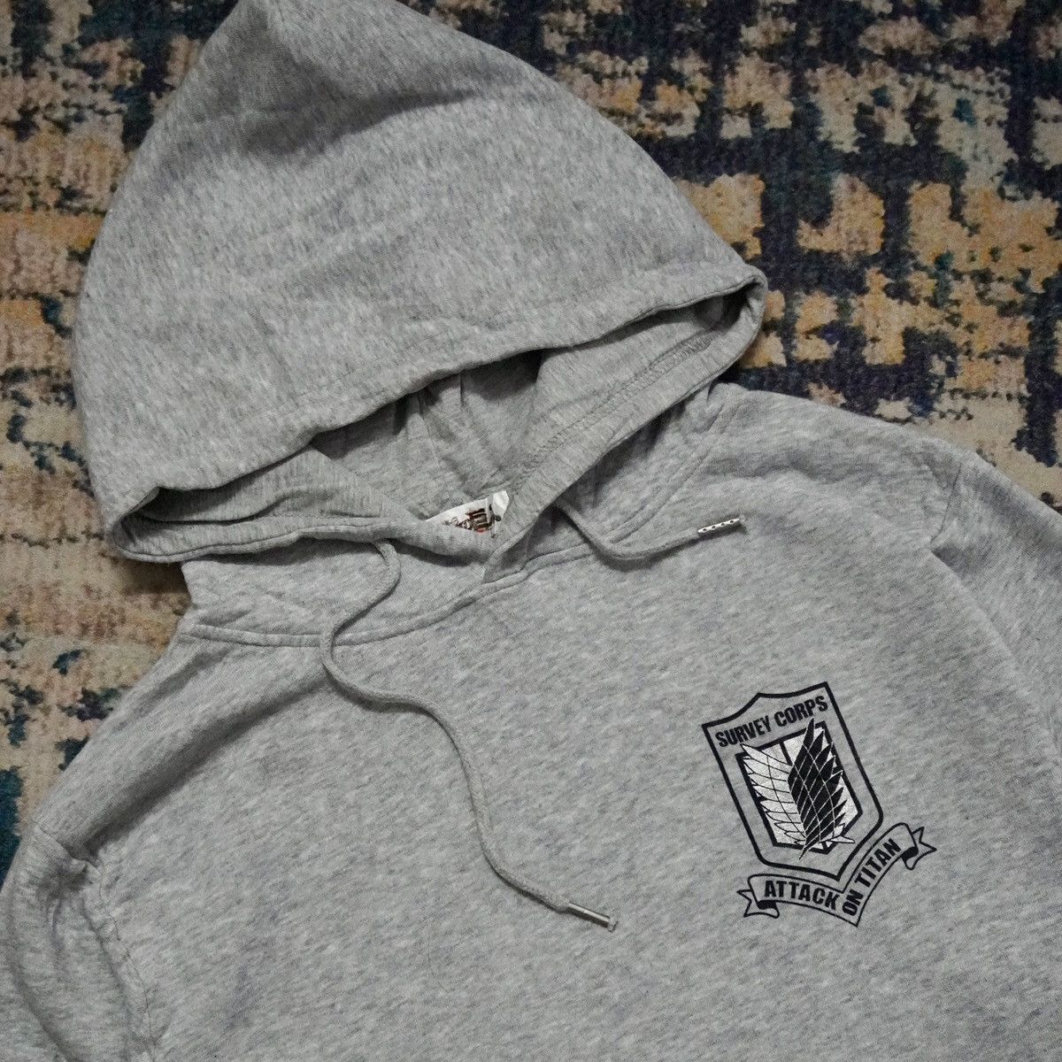 Japanese Brand Attack On Titan Survey Corps Japan Anime Hoodie Size Xl T-Shirts, Sweatshirt | PodTeesHub.com
