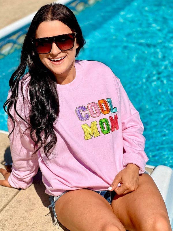 Cool Mom Multi Color Monochrome Patch Sweatshirt T-Shirts, Hoodie | PodTeesHub.com