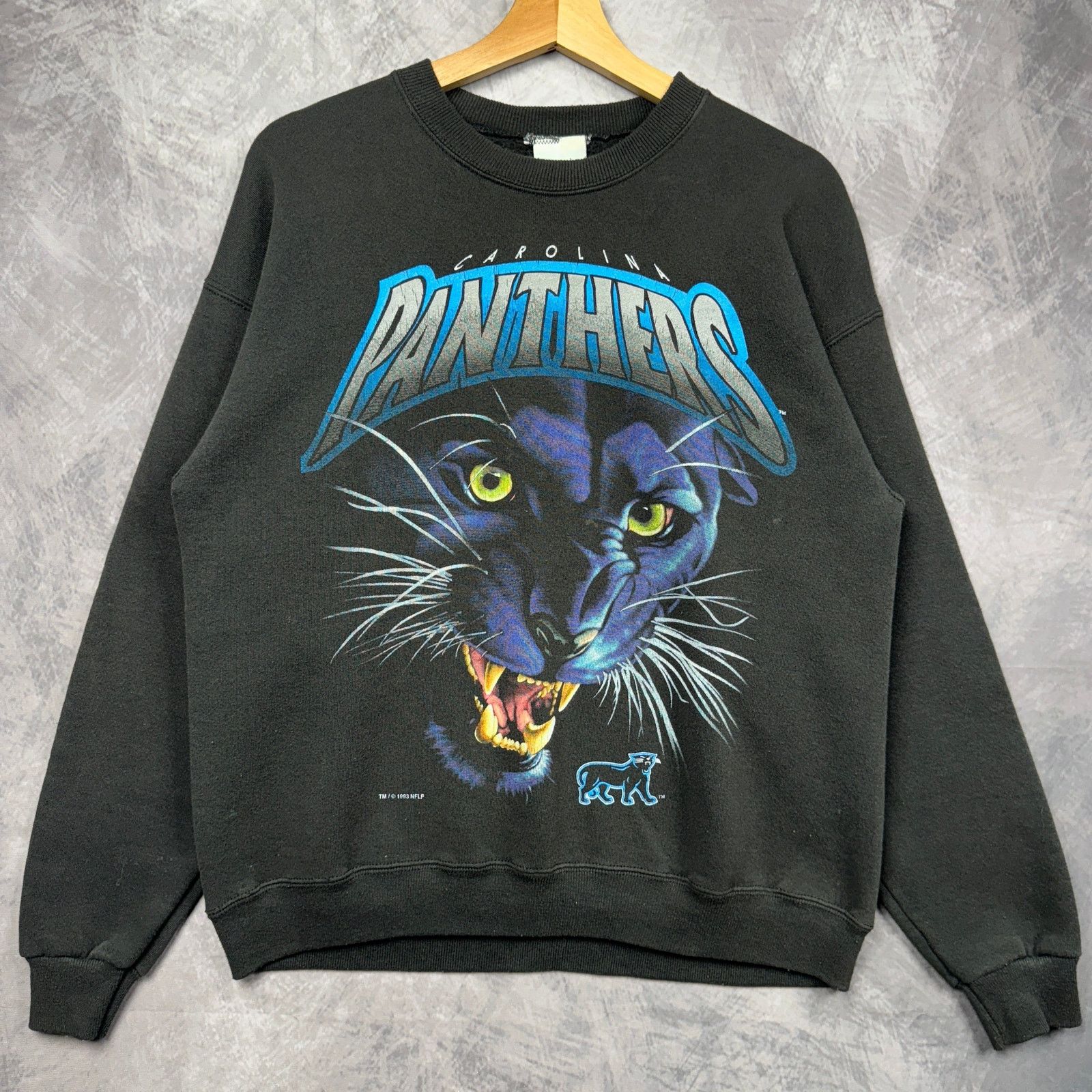 Vintage 1993 Black Carolina Panthers Medium 4098 T-Shirts, Hoodie, Sweatshirt