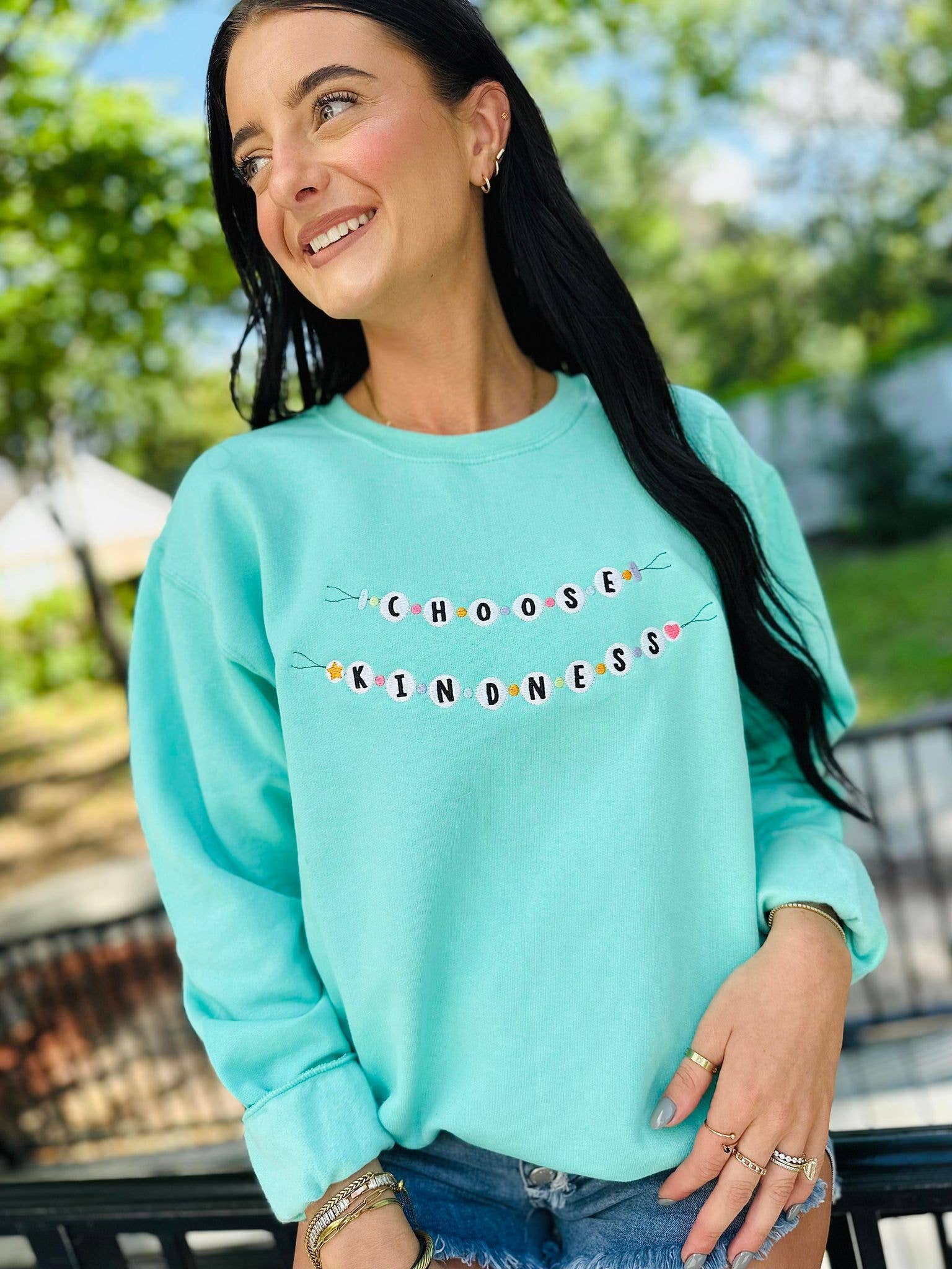 Choose Kindness Bracelet Embroidery Sweatshirt T-Shirts, Hoodie | PodTeesHub.com