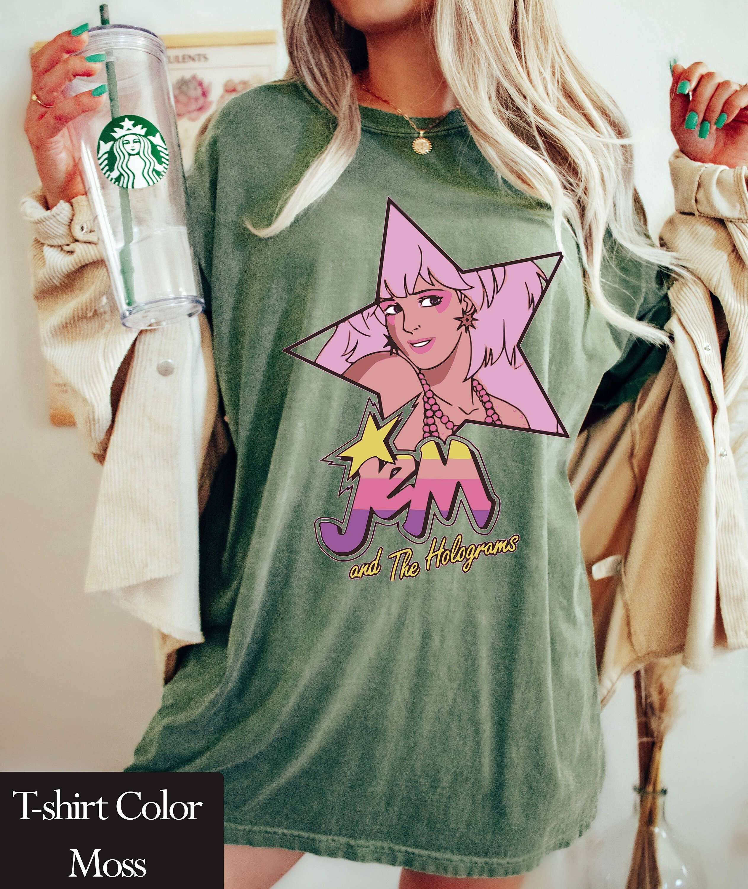Jem and the Holograms 80s Nostalgia Good Vibes Shirt Hoodie, Sweatshirt | PodTeesHub.com