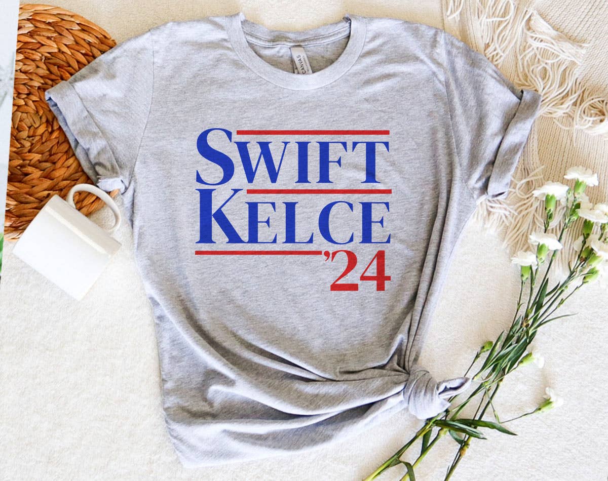 Swift Kelce 2024 - Funny Political Inspired T-Shirt Hoodie, Sweatshirt | PodTeesHub.com