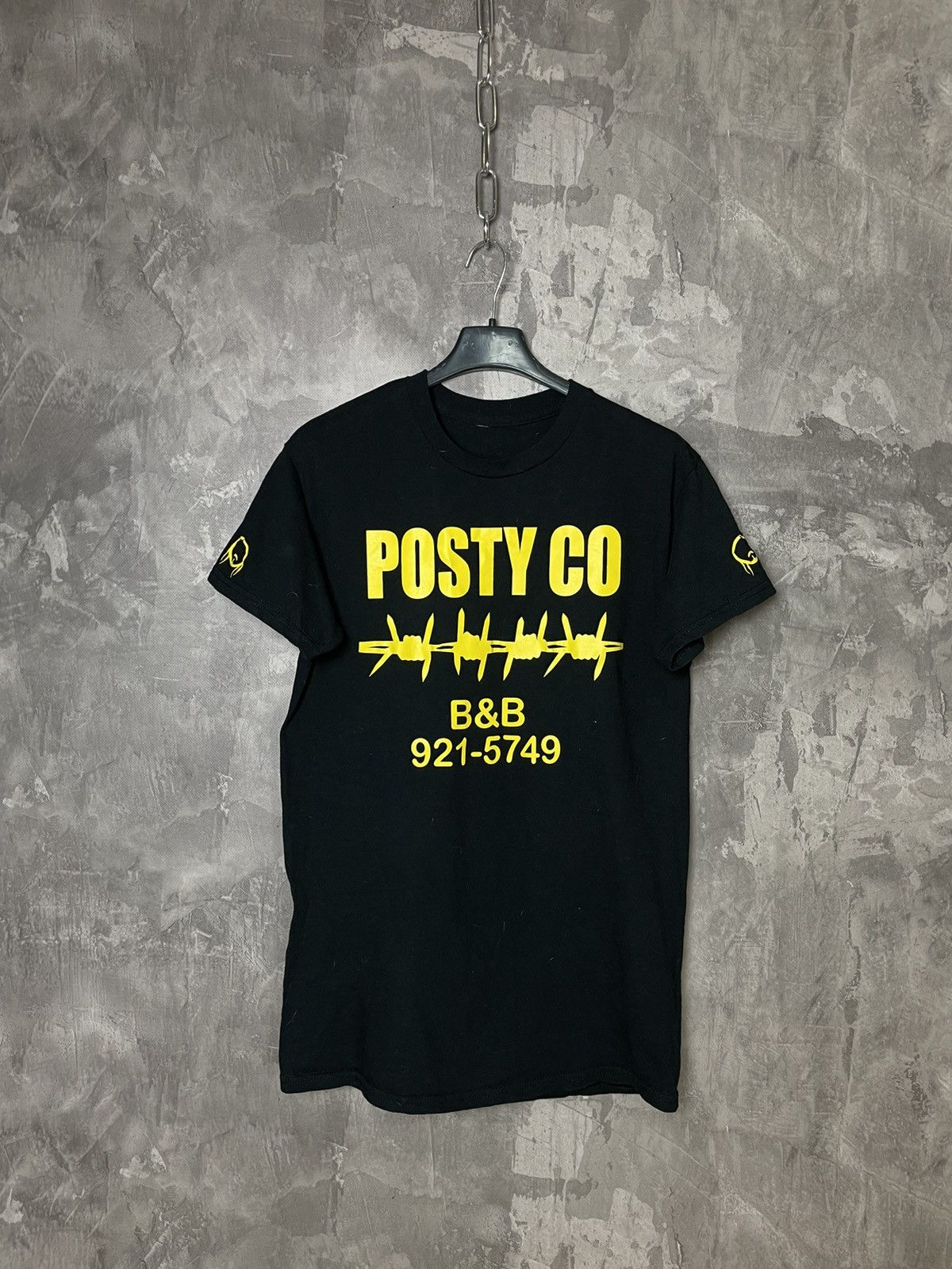 Rap Tees Post Malone Mugshot Posty Co Tour Black T Shirt S Hoodie, Sweatshirt | PodTeesHub.com