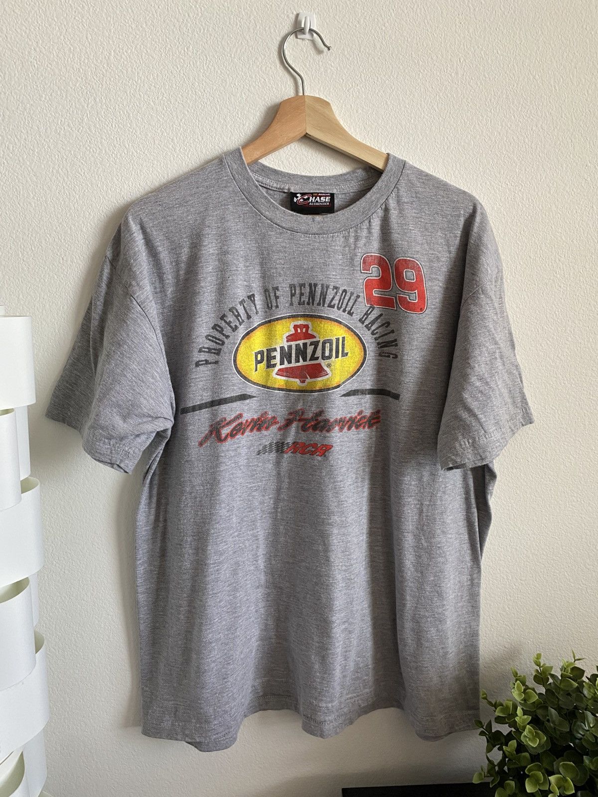 Nascar Kevin Harrick Pennzoil Racing Tee Hoodie, Sweatshirt | PodTeesHub.com