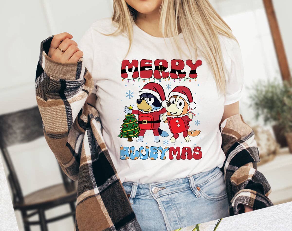 Family Christmas Bingo Dog - Kids Family Christmas T-Shirt Hoodie, Sweatshirt | PodTeesHub.com