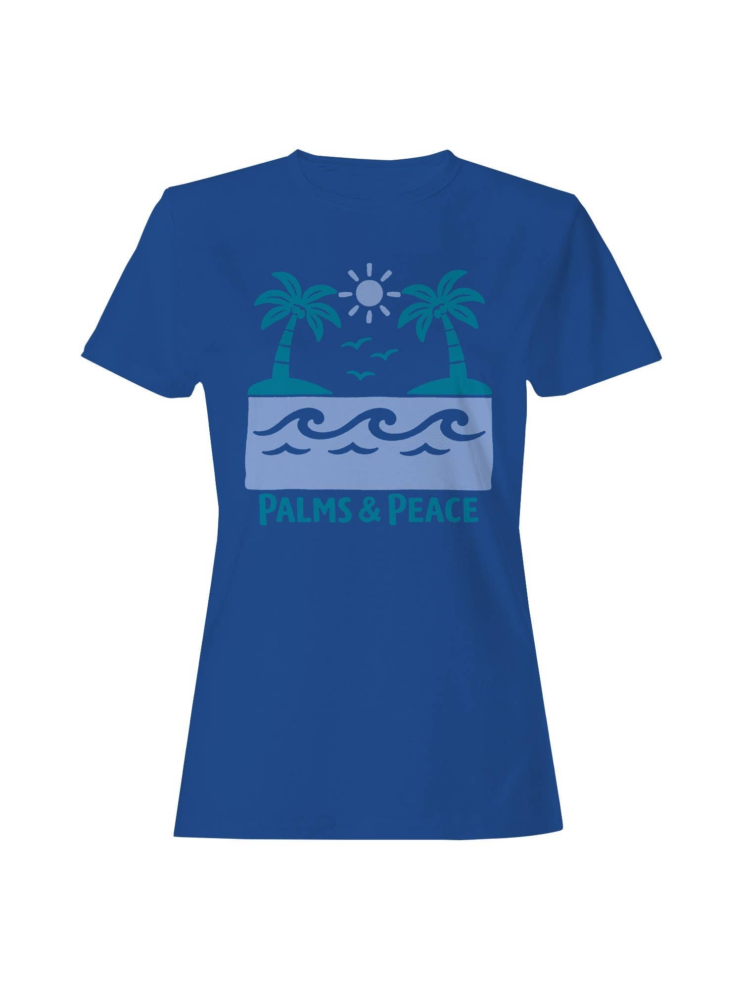 Tropical Waves and Calm Sun Women's T-Shirt Hoodie, Sweatshirt | PodTeesHub.com
