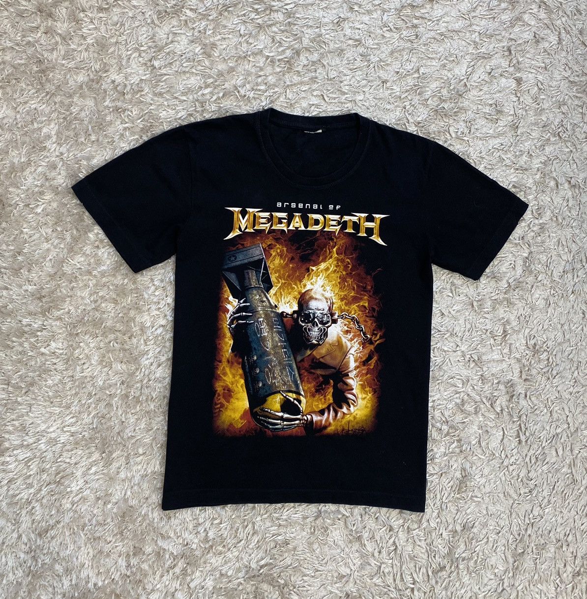 Megadeth X Vintage Vintage Arsenal Of Megadeth Band Tees Deadstock Tee Shirt Hoodie, Sweatshirt | PodTeesHub.com