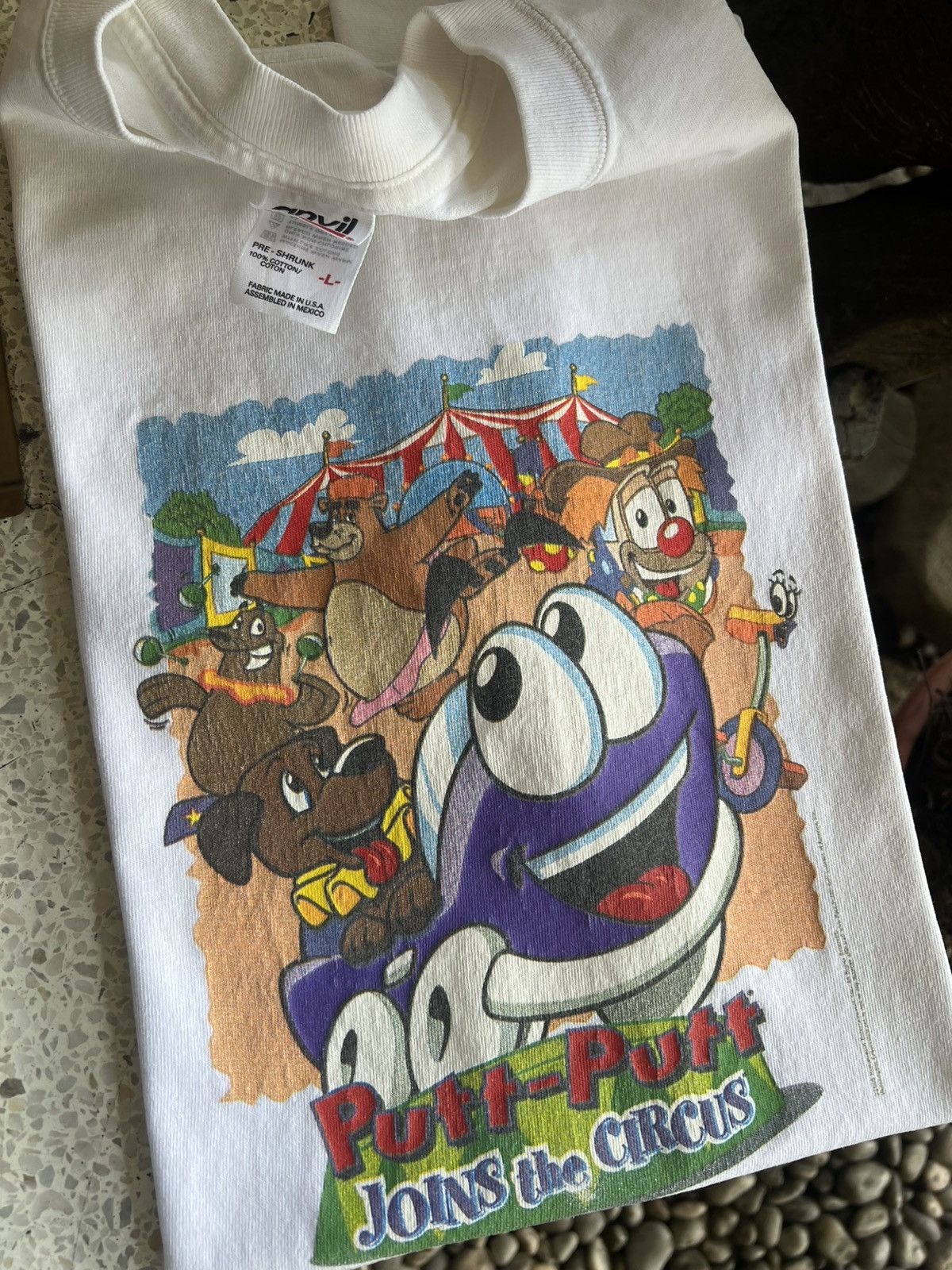 Vintage 2000 Putt Putt Joins The Circus Video Game Promo Tee Shirt Hoodie, Sweatshirt | PodTeesHub.com