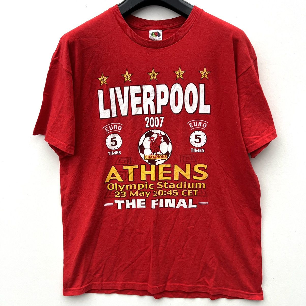 Vintage Liverpool Fc Champion League 2007 Vintage Tee Shirt Hoodie, Sweatshirt | PodTeesHub.com