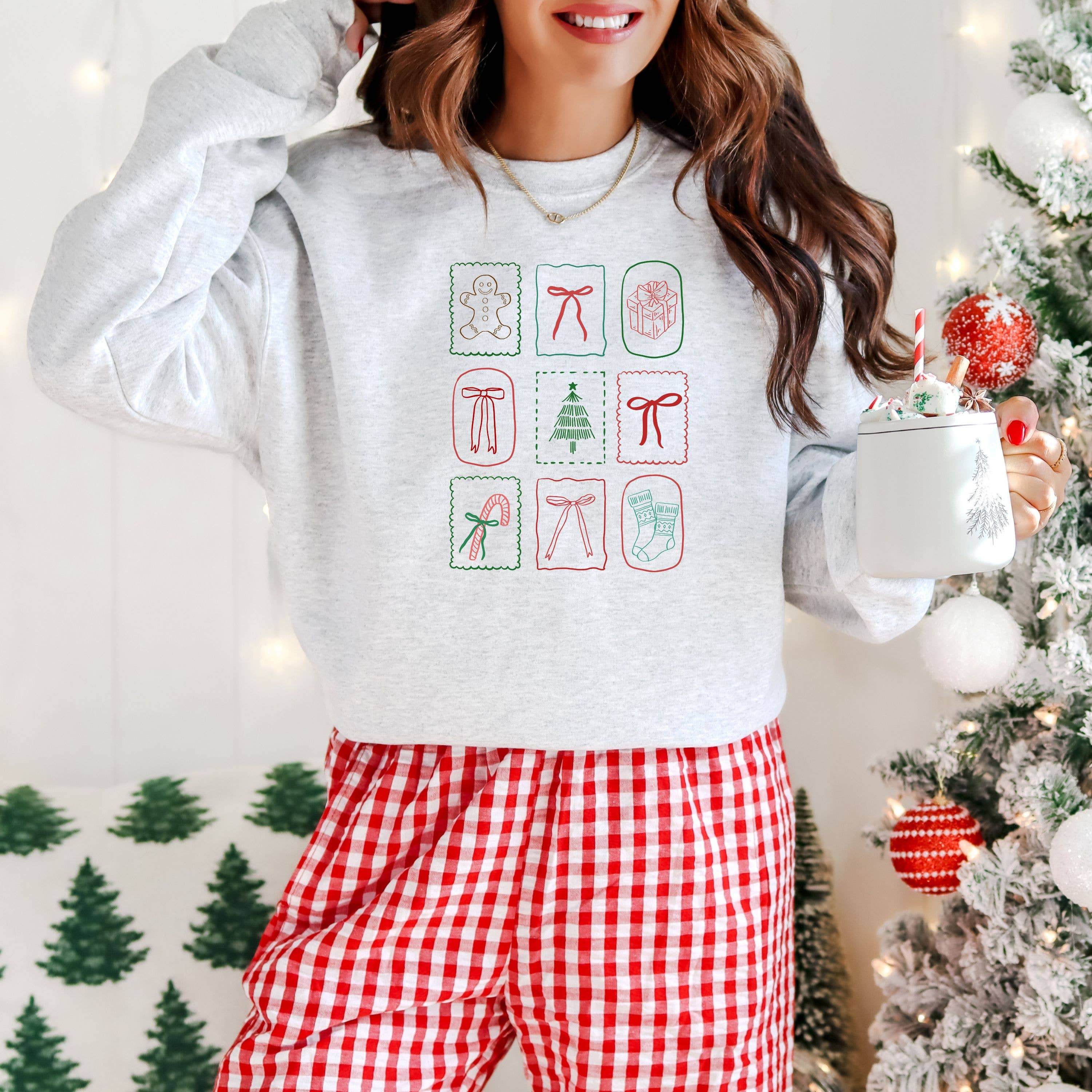 Christmas Sweatshirt, Christmas Apparel, Martini Christmas T-Shirts, Hoodie | PodTeesHub.com