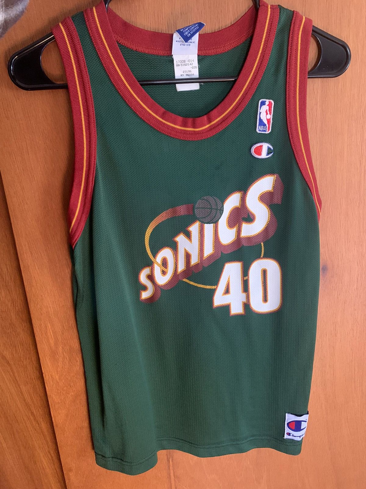 Champion Shawn Kemp Sonics Vintage Jersey T-Shirts, Hoodie, Sweatshirt | PodTeesHub.com
