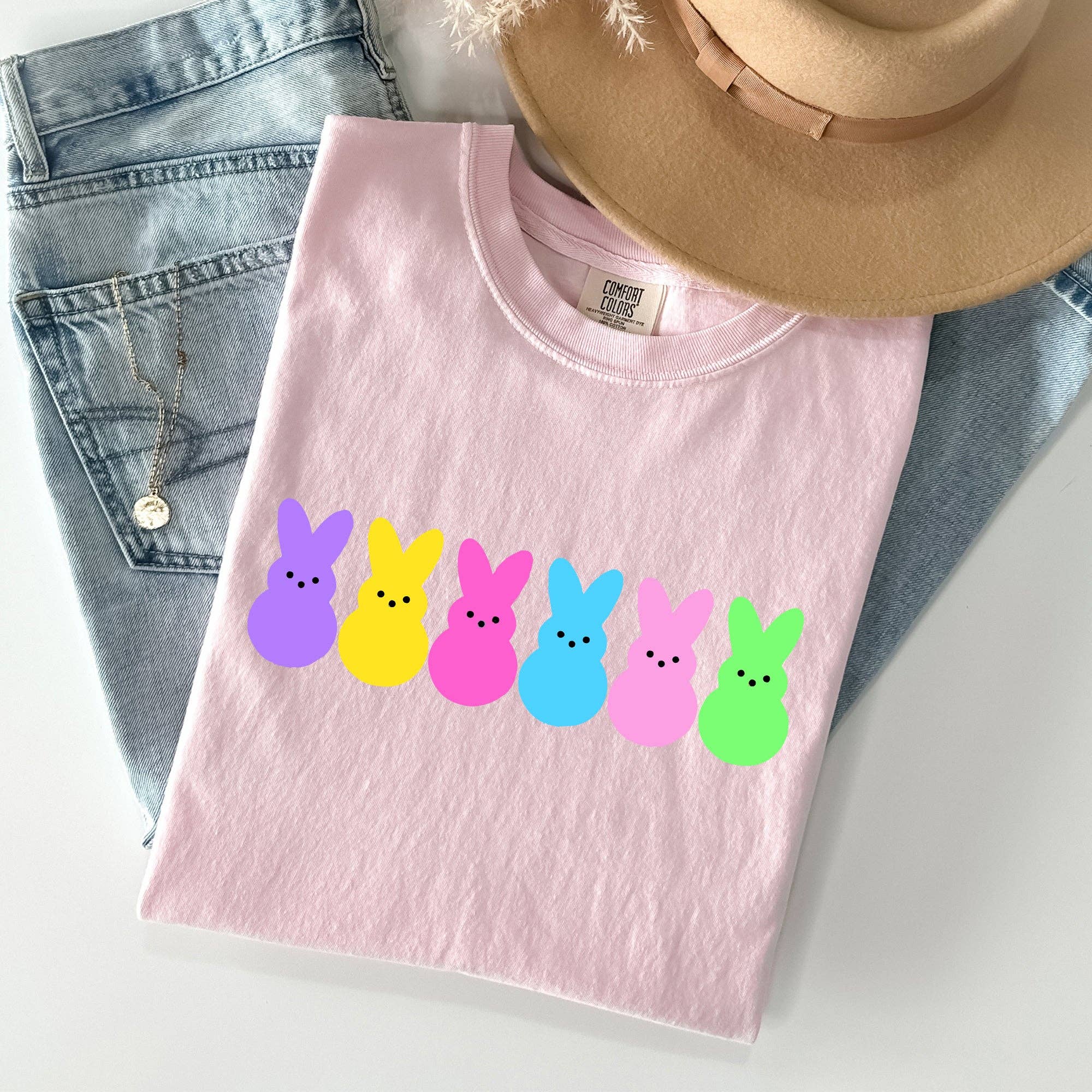 Retro Peeps, Easter Candy, Rabbit, Bunny Tshirt Hoodie, Sweatshirt | PodTeesHub.com